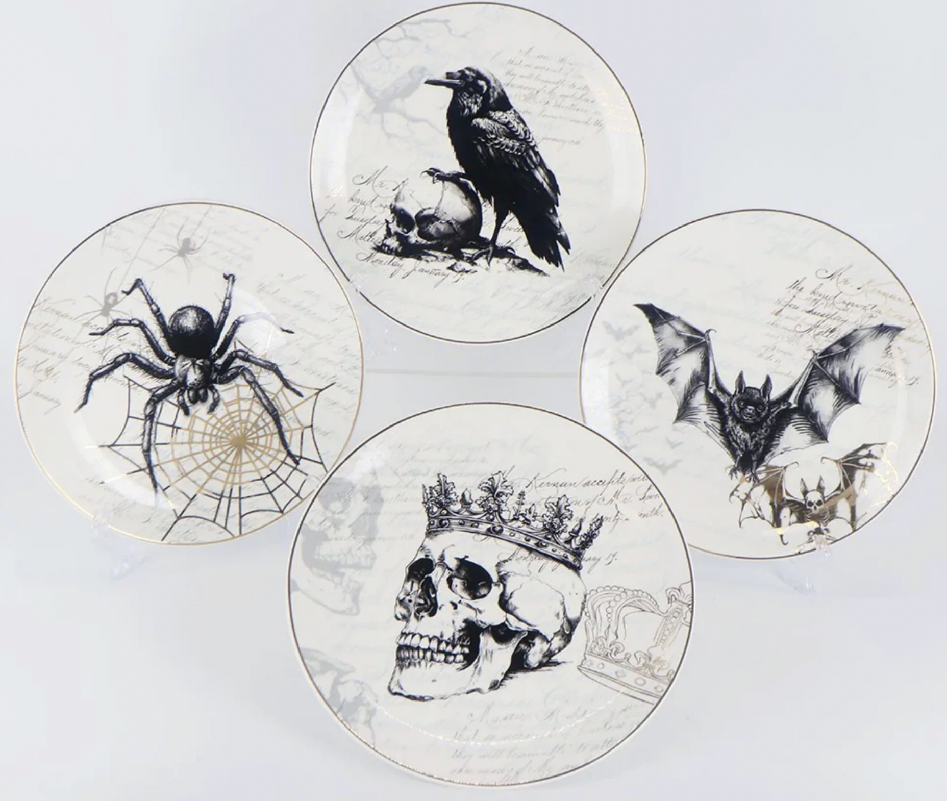 Sky Design Gothic Plates Set of 4