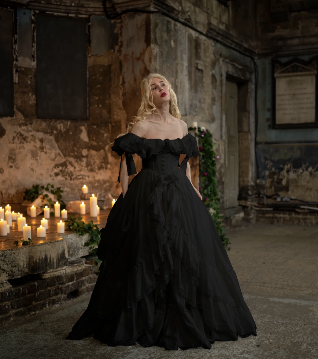 Fanciful Dolls Mourningstar Daae Bridal Gown