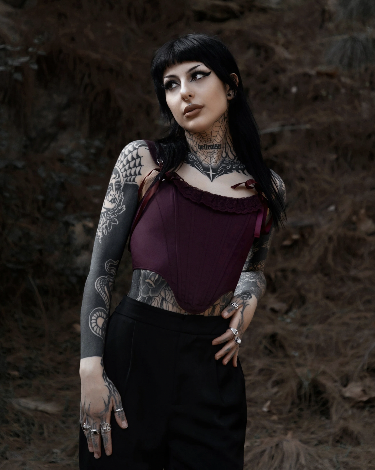 Lively Ghosts Bloodthorn Corset