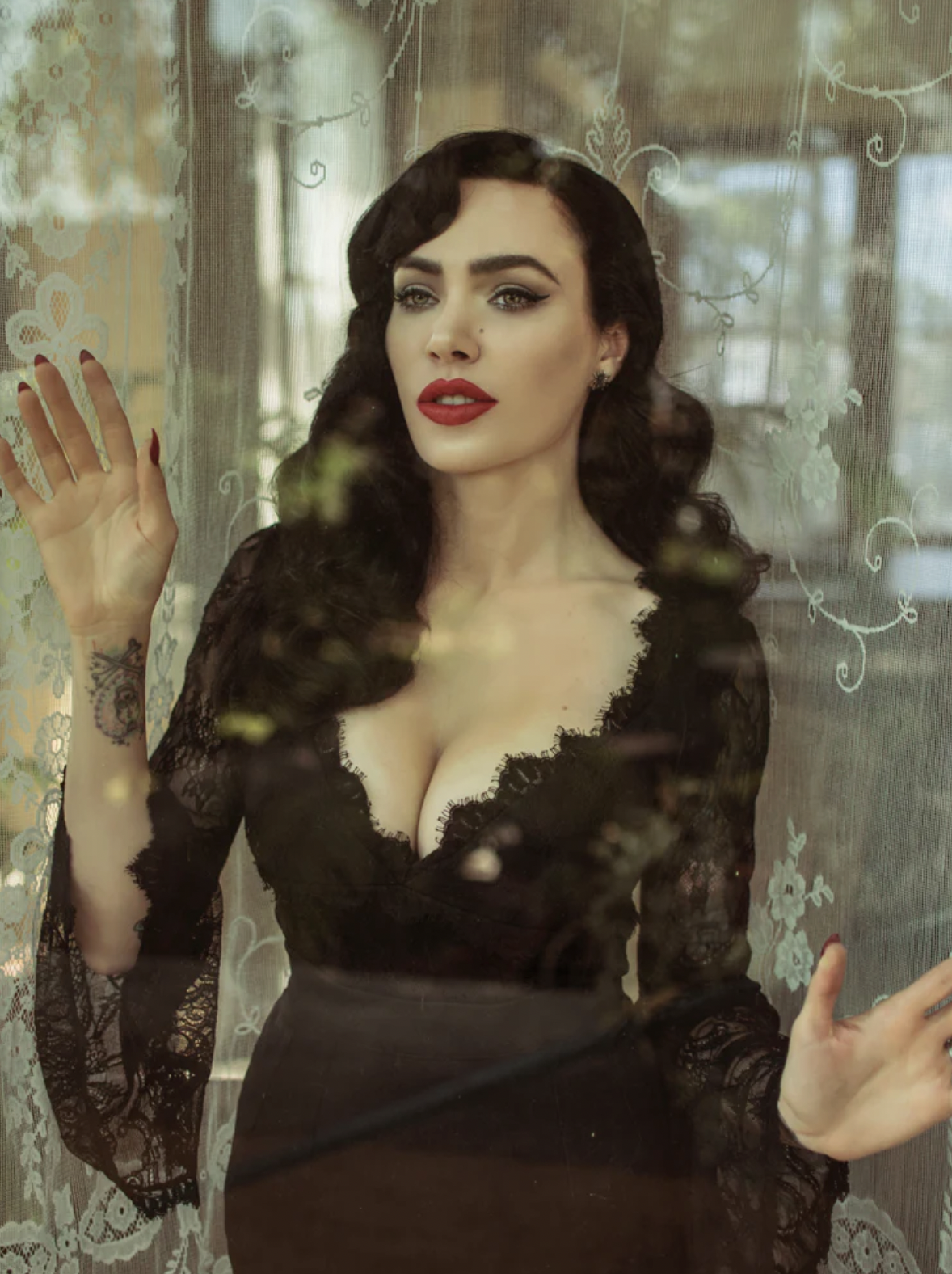 La Femme en Noir La Sorcière Top in Black