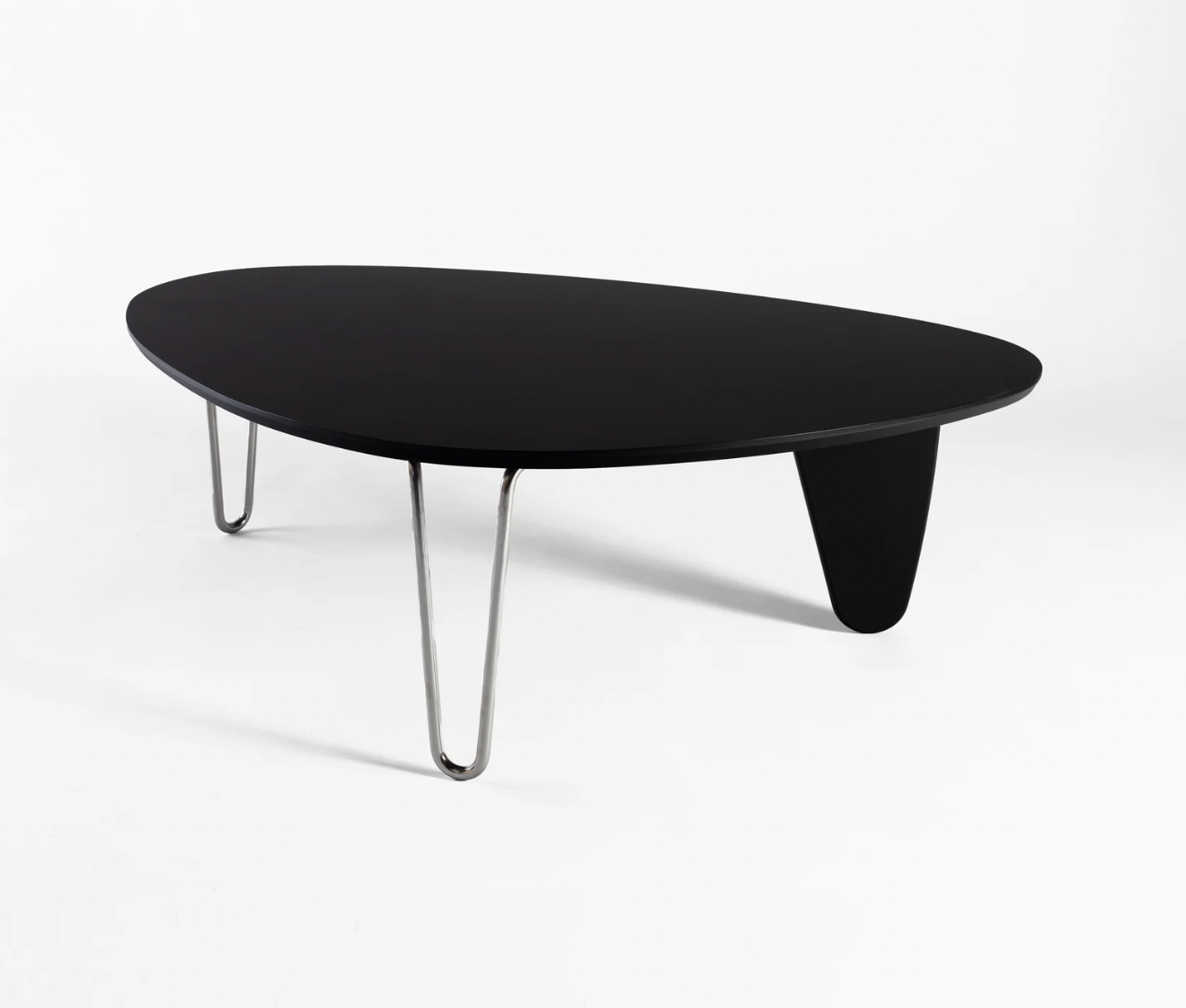 Noguchi Rudder Table, Black Ebony Maple