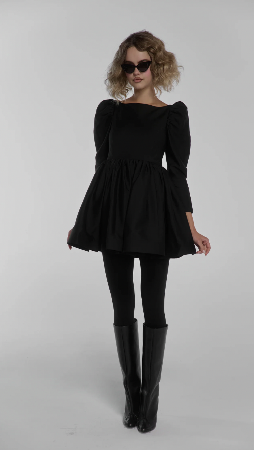 Selkie Silk Wool Party Dress