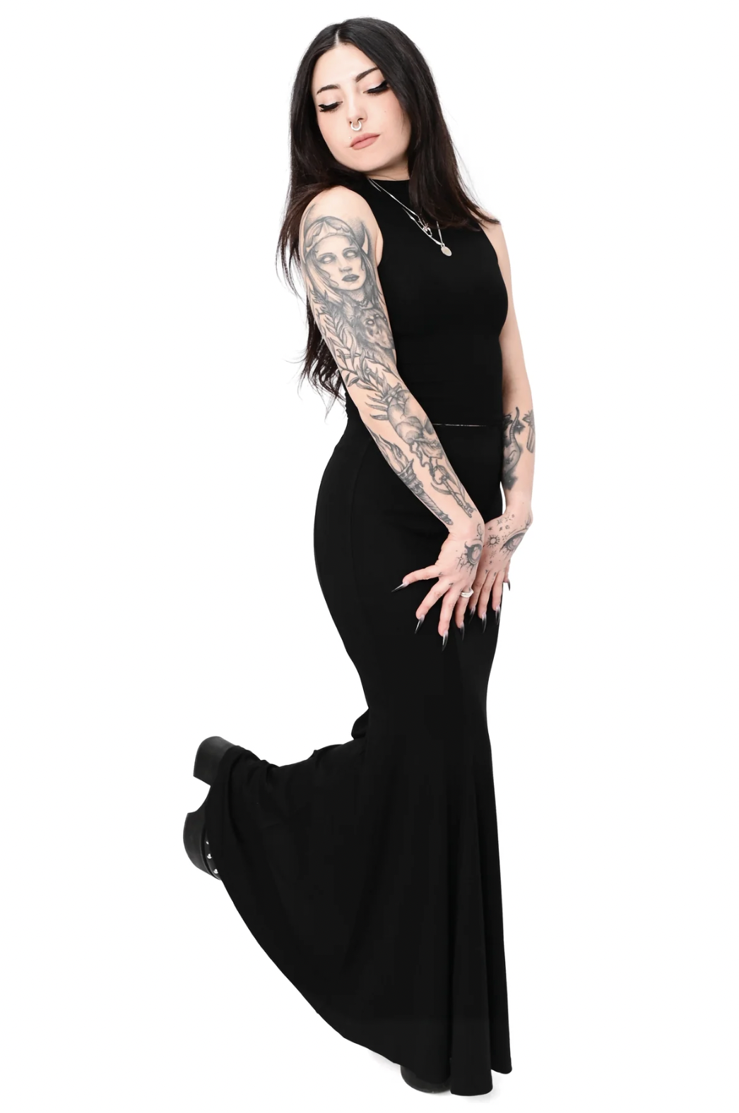 Foxblood Isla Maxi Skirt