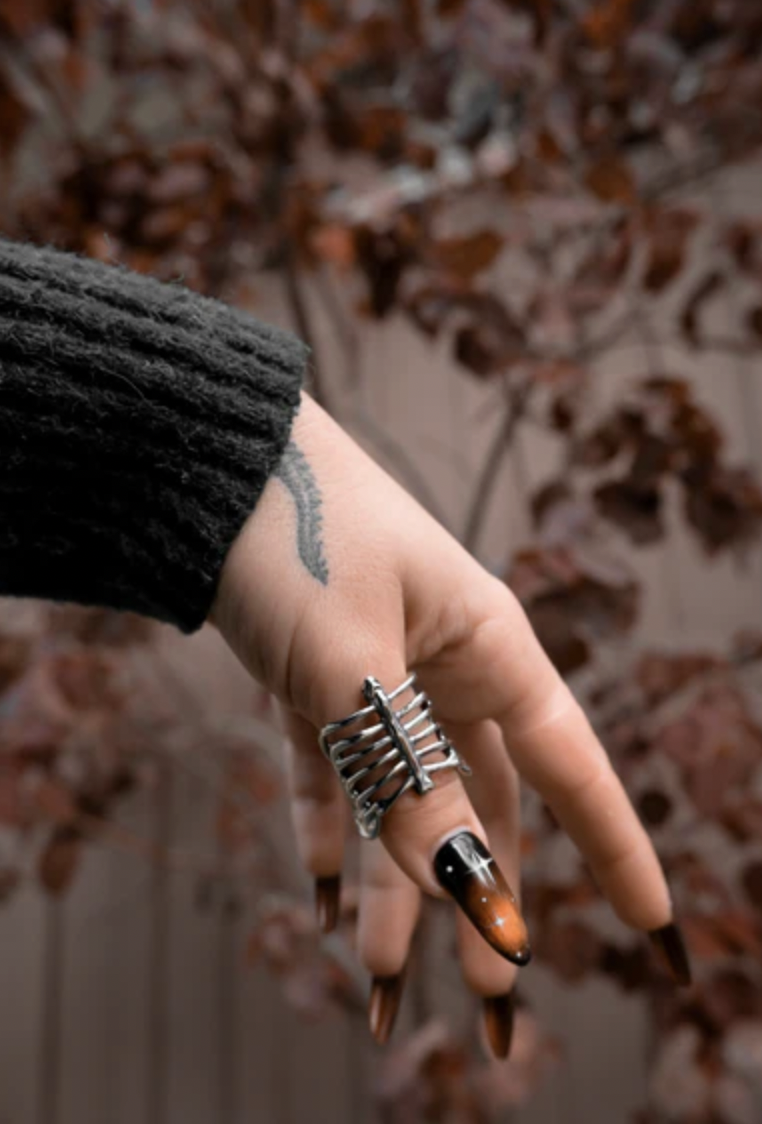 Lively Ghosts Caged Ring