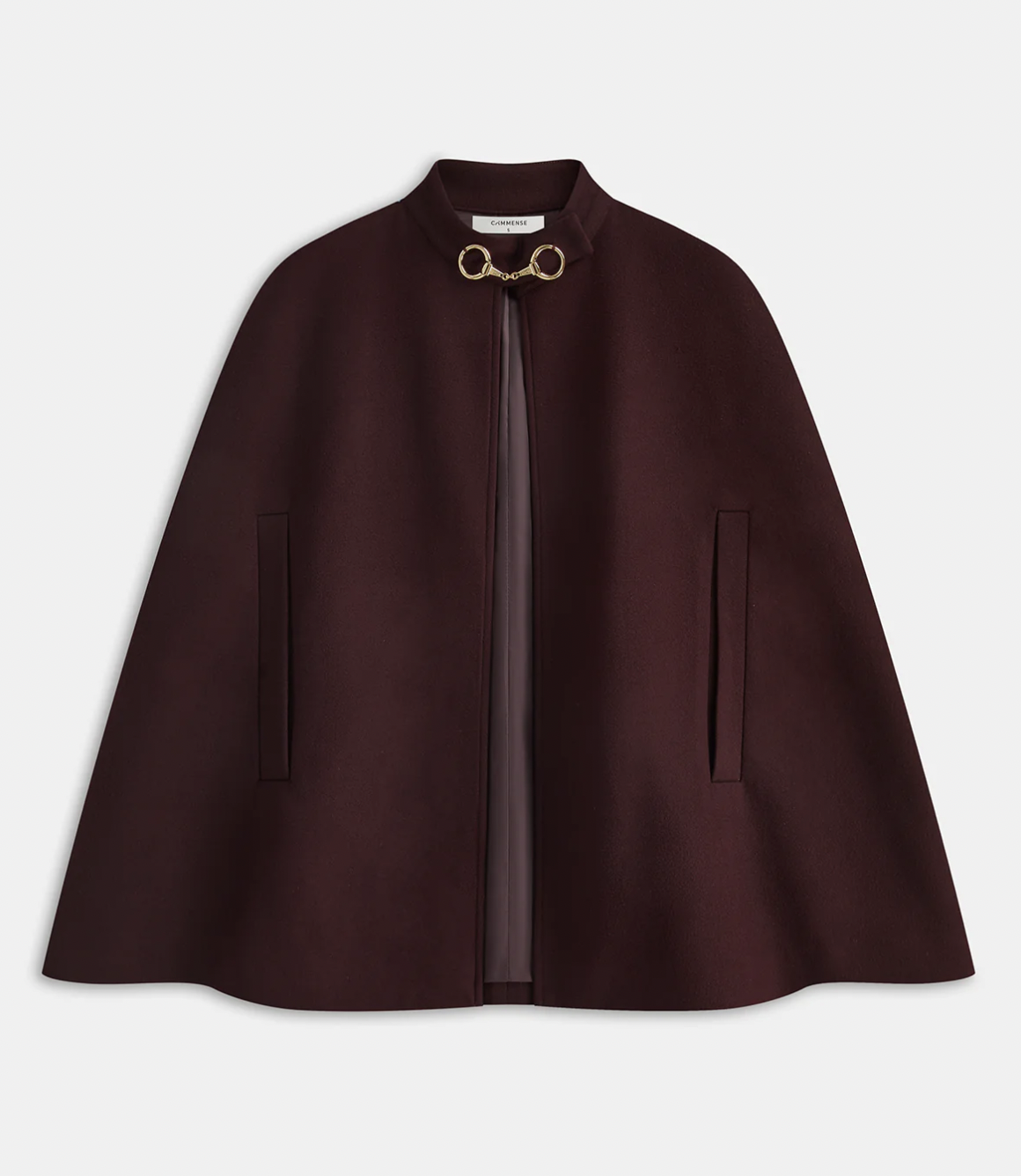 Commense Metal Detail Cotton Blend Cloak