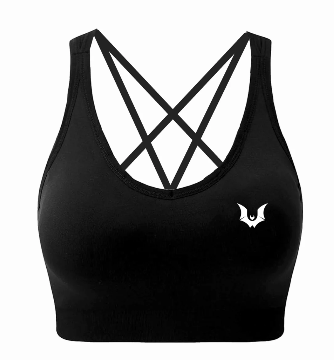 Unwonted Apparel Pentagram Black - 'Hardcore' Adjustable Crop Tops