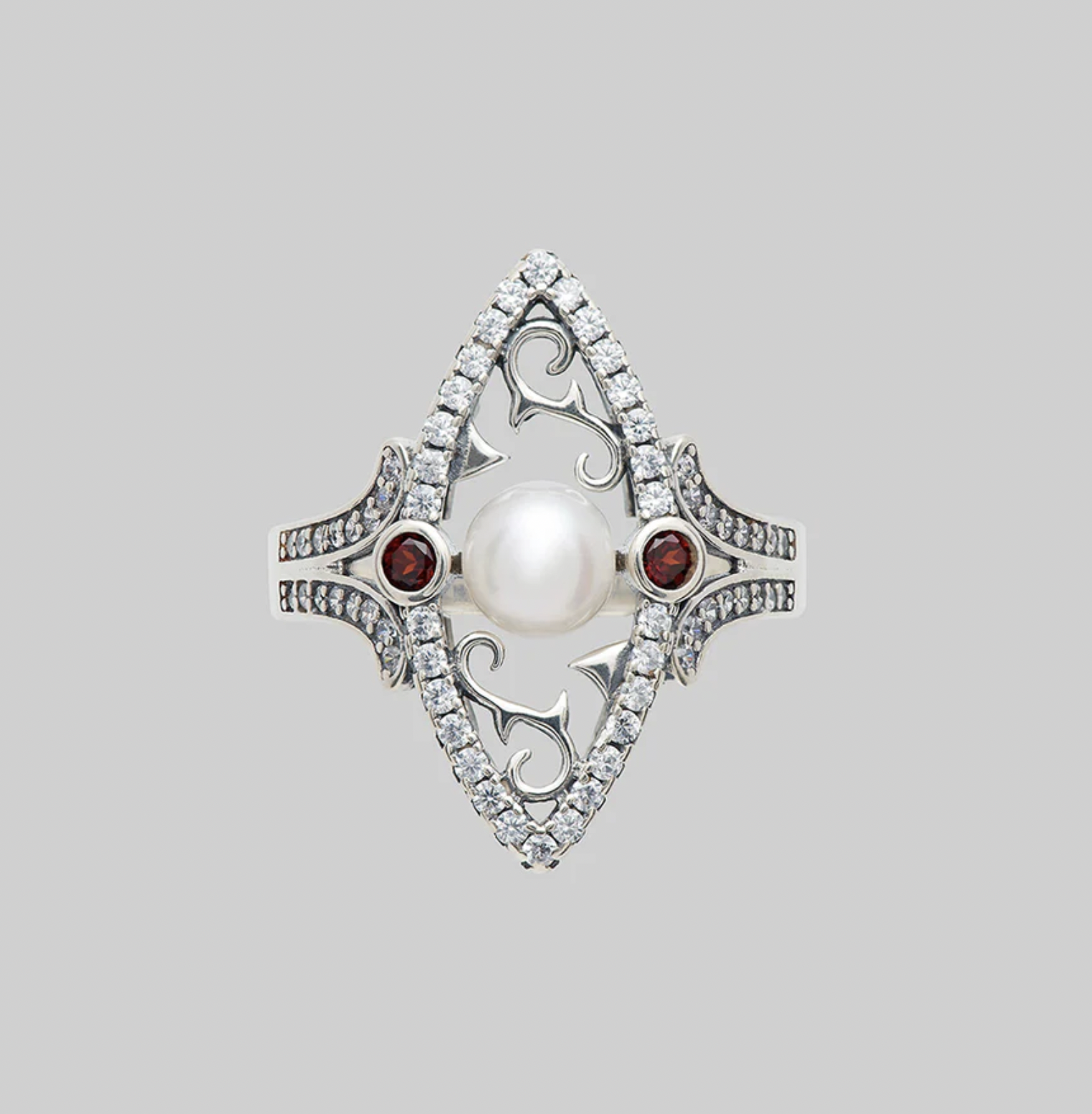 Regal Rose ARABELLA Thorn Encased Pearl Ring