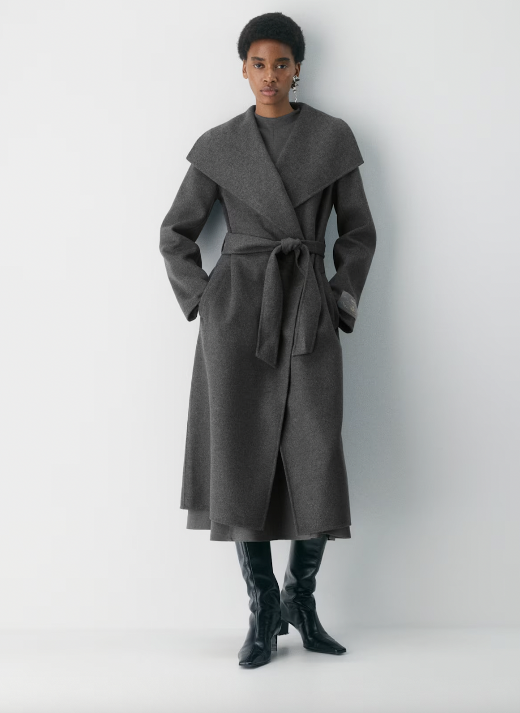 Babaton (via Artizia) Portfolio Double Face Coat Luxe Wool Cashmere