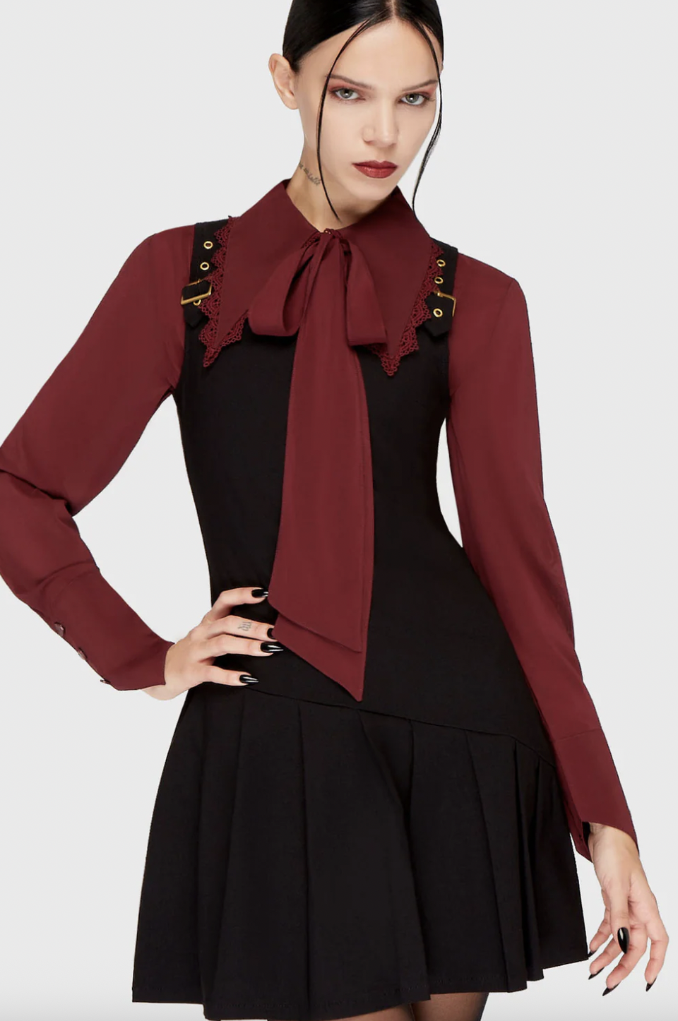 KILLSTAR Inked Noir Mini Dress