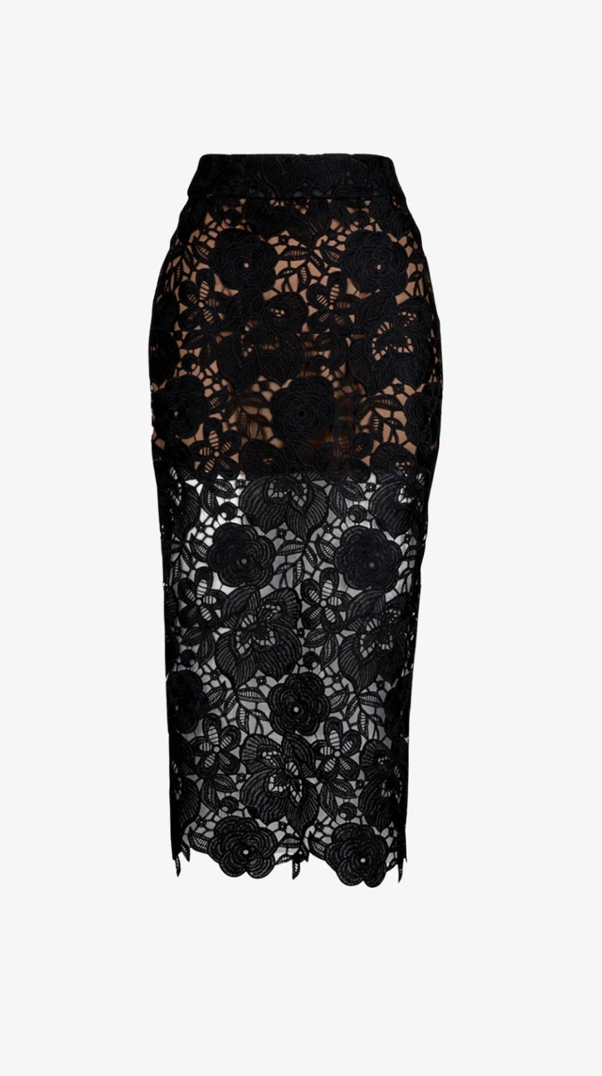 Smythe Lace Pencil Skirt