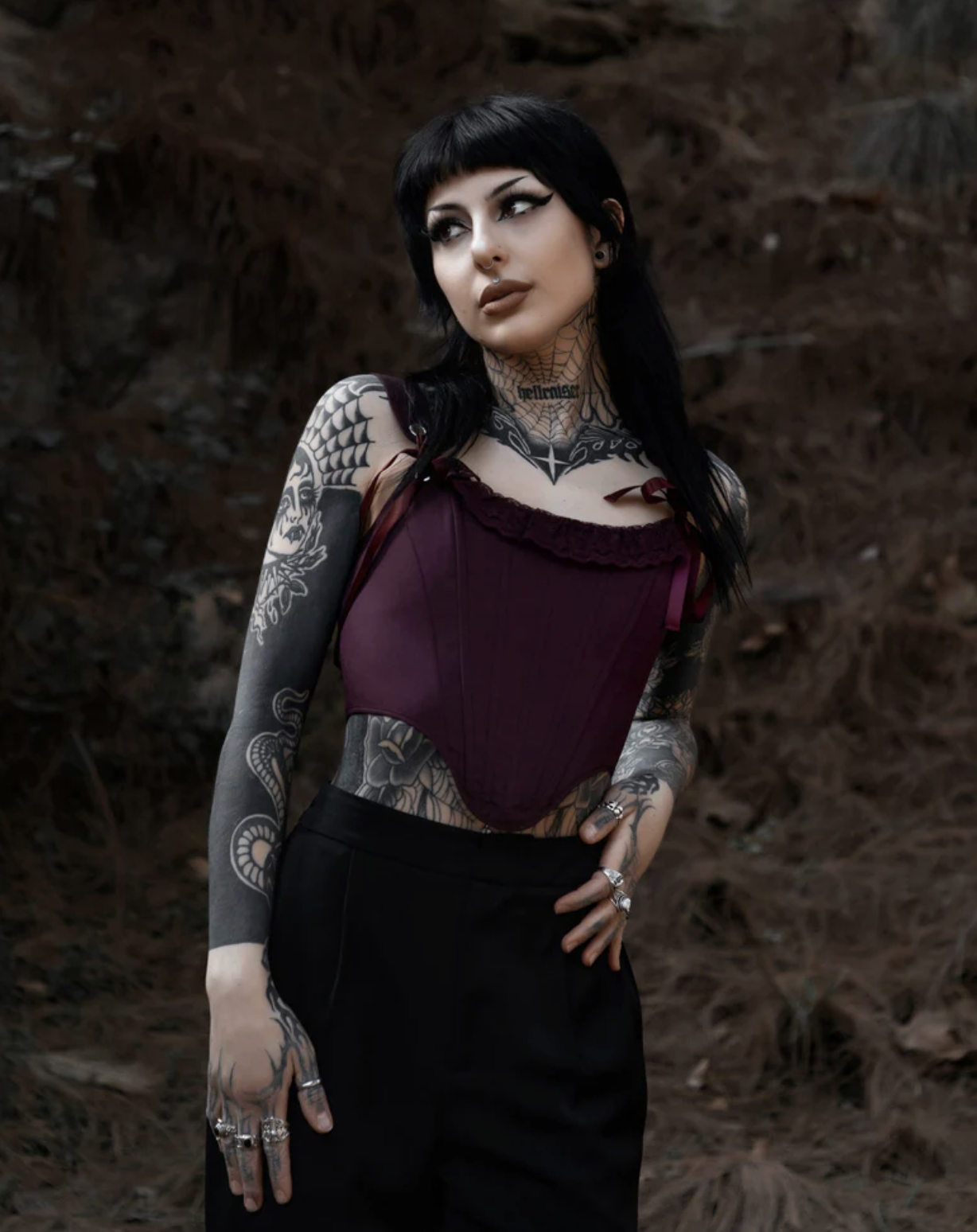 Lively Ghosts Bloodthorn Corset