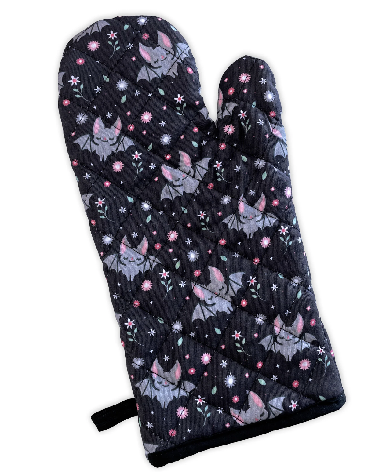 Em &amp; Sprout Floral Bats Oven Mitt