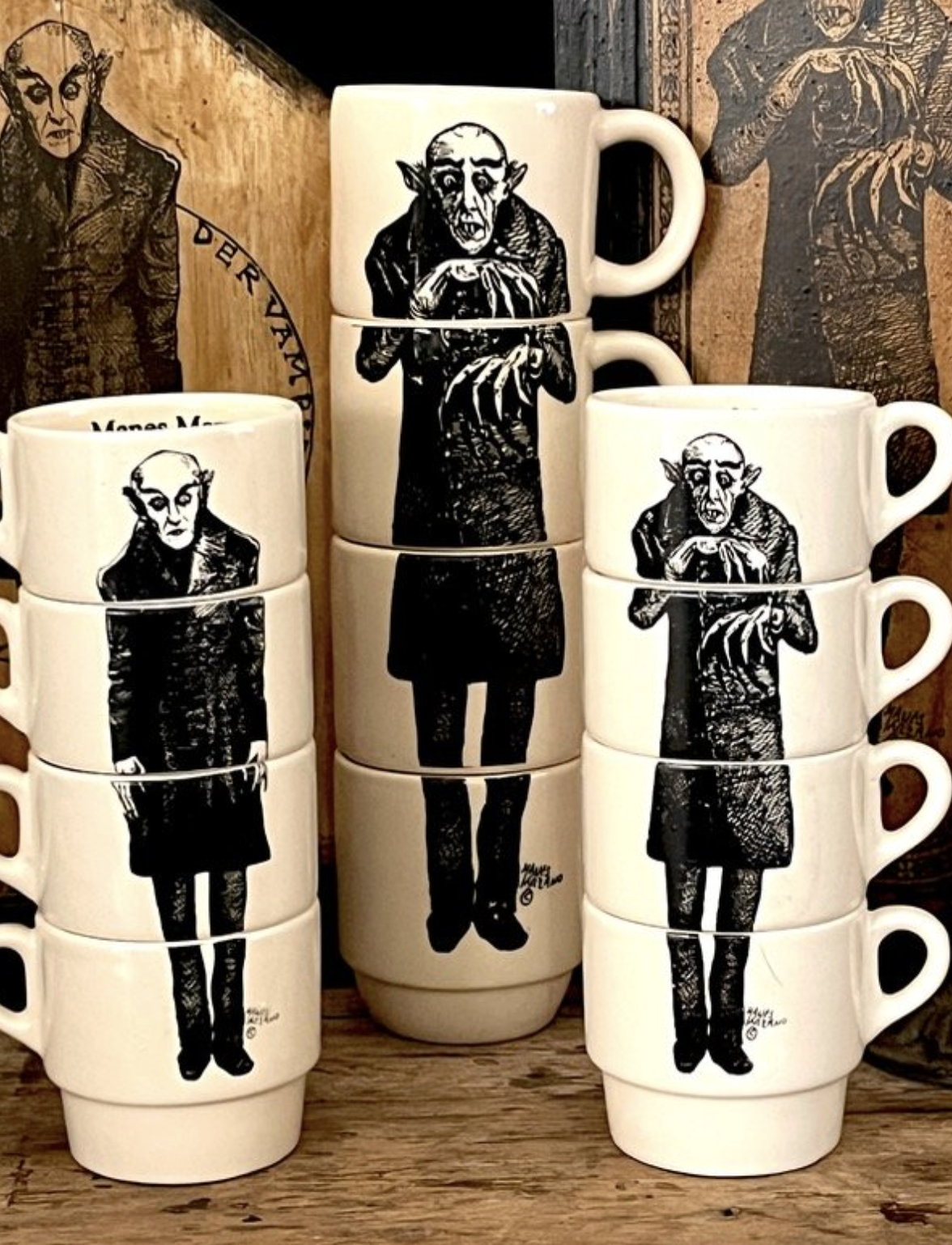 Manes Marzano Collection Nosferatu Espresso Cups