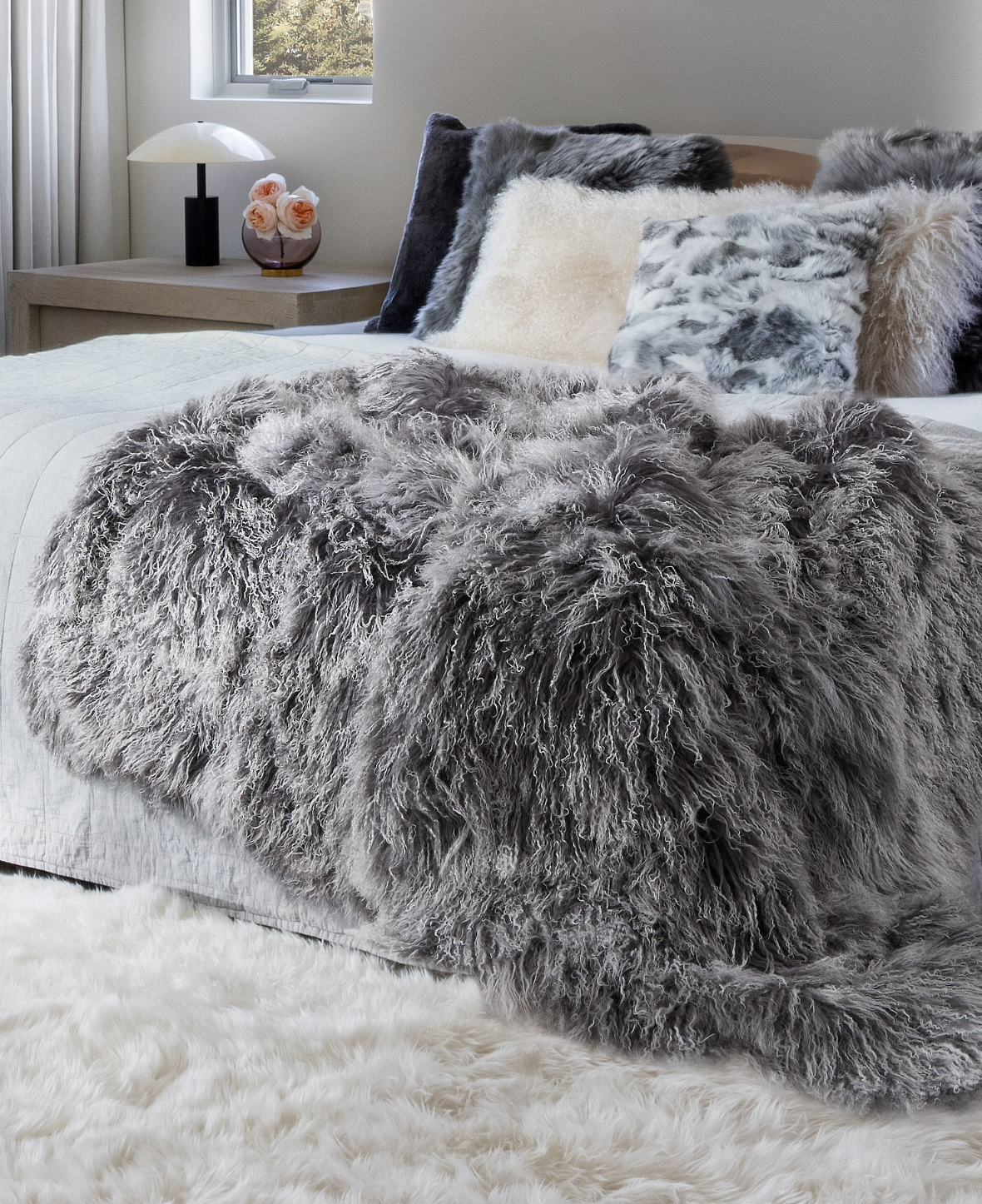 Overland Polar Dreams Tibetan Lamb Blanket