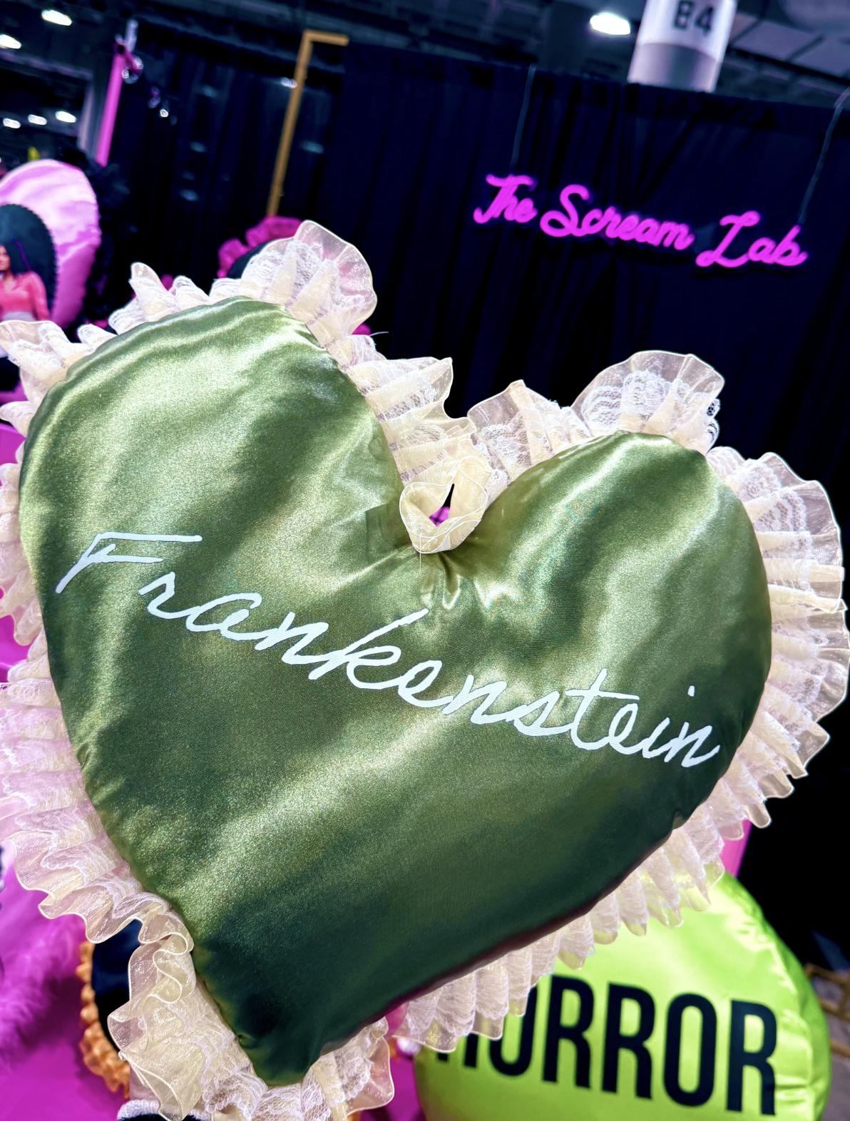 The Scream Lab Frankenstein Pillow