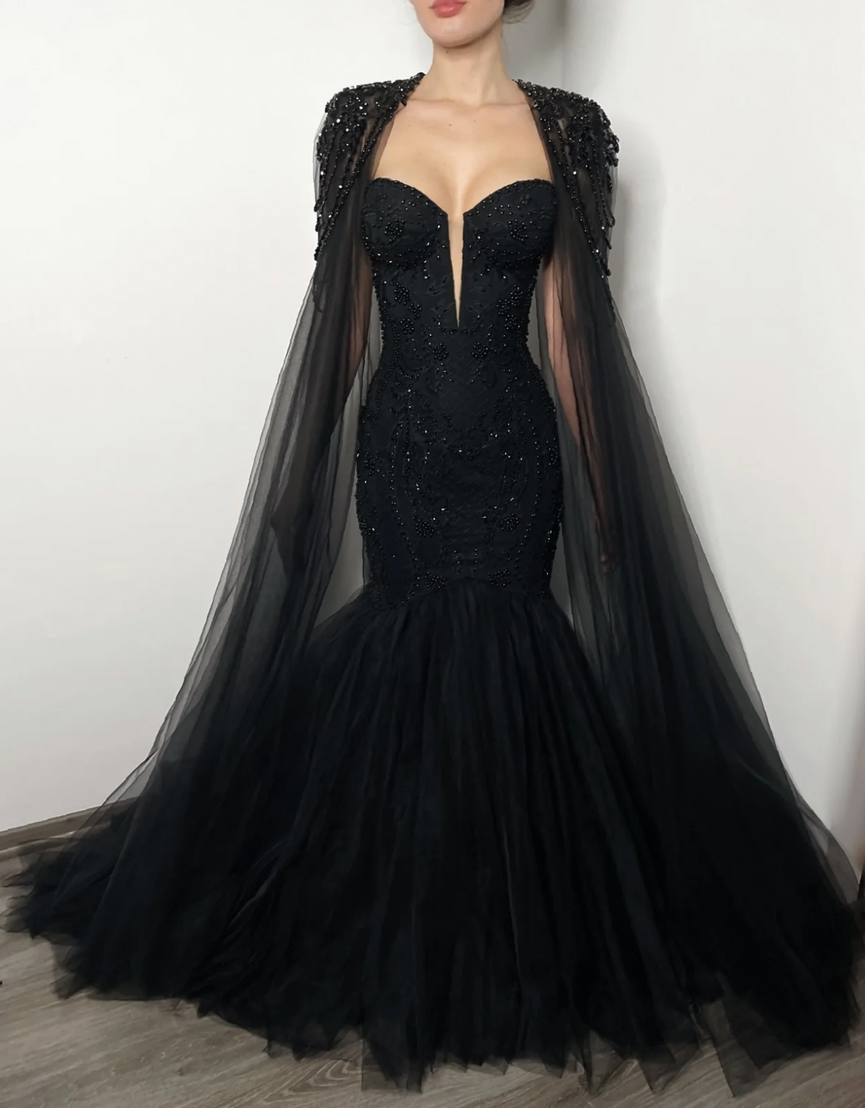 Sherbon Clothing KAIRA Beaded Mermaid dress