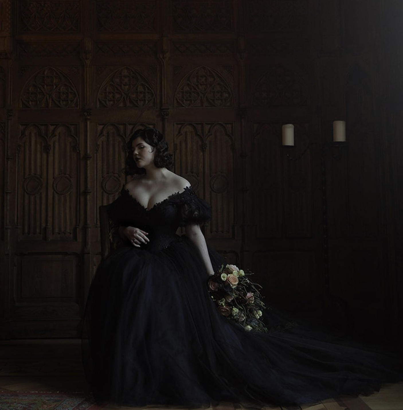 Linda Friesen Couture, The Rosa Nocturna Wedding Dress (As seen on our March 2026 cover)