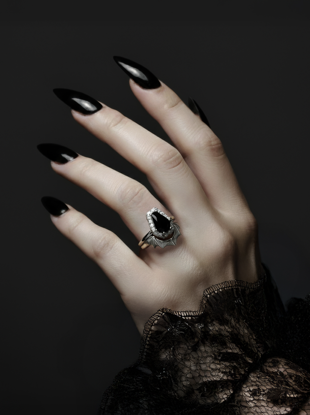 Sapphire Studios ‘Neveah’ Coffin Cut Ring