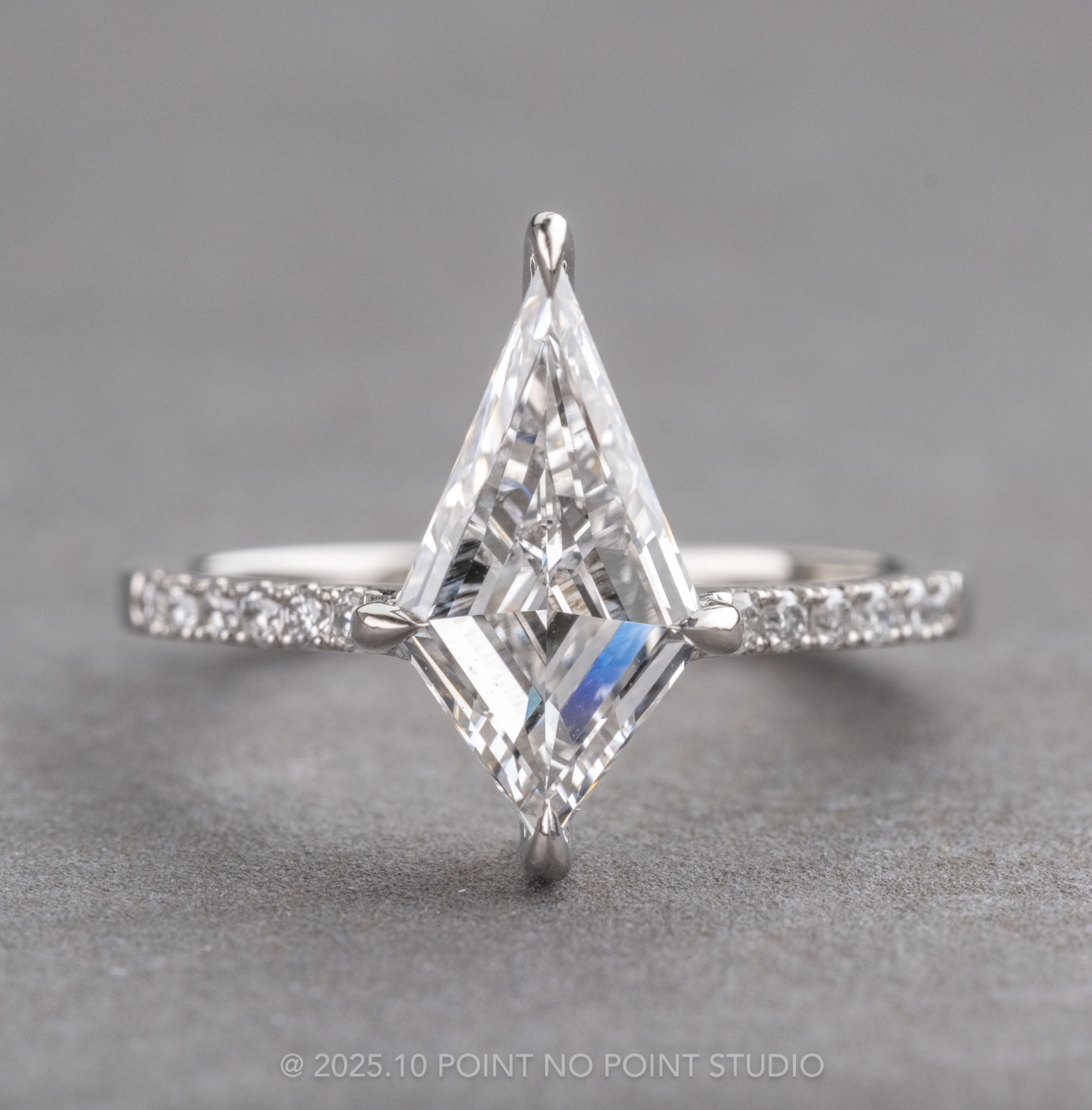 Point No Point StudioKite Lab Diamond Engagement Ring, Lulu Setting