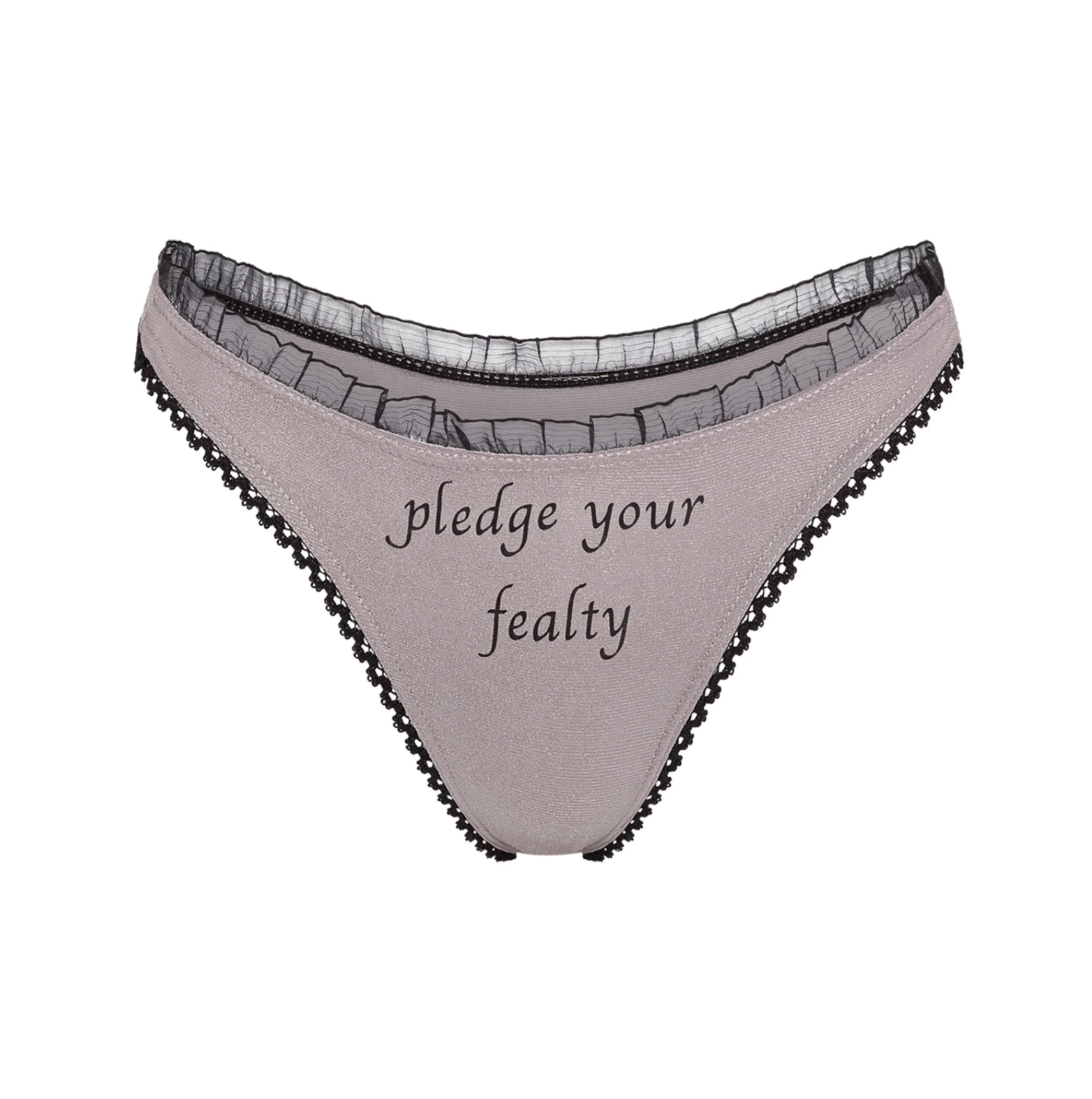 Highly Liquid Pledge Your Fealty Thong