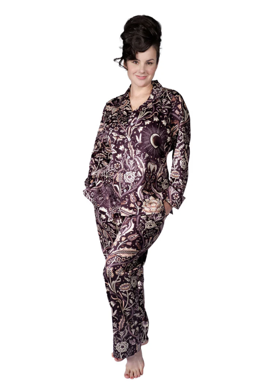 Sinin Linen Night Garden Pajamas