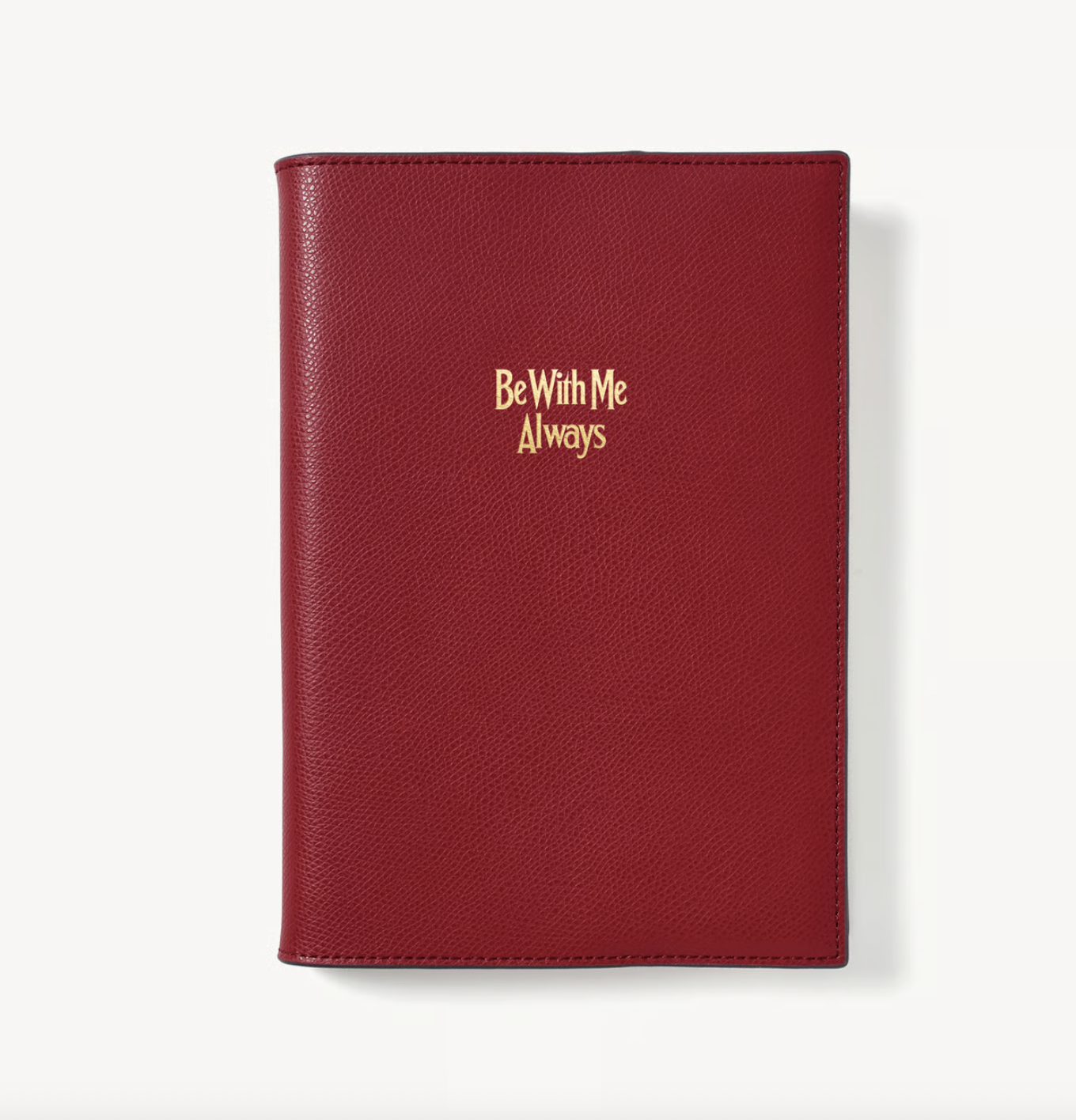 Aspinal of London ‘Be With Me Always’ A5 Journal Aspinal x "WUTHERING HEIGHTS" Cherry Red Soft Saffiano