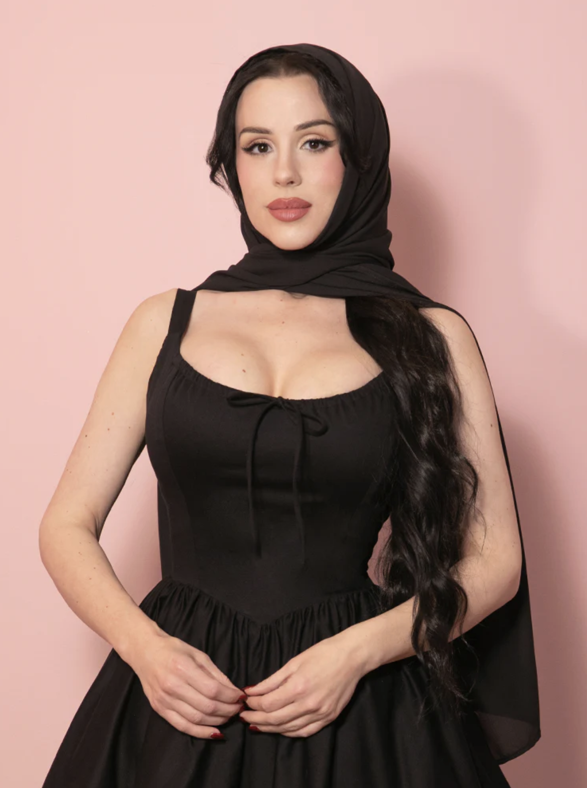 Vixen by Micheline Pitt 1950's Inspired Chiffon Scarf