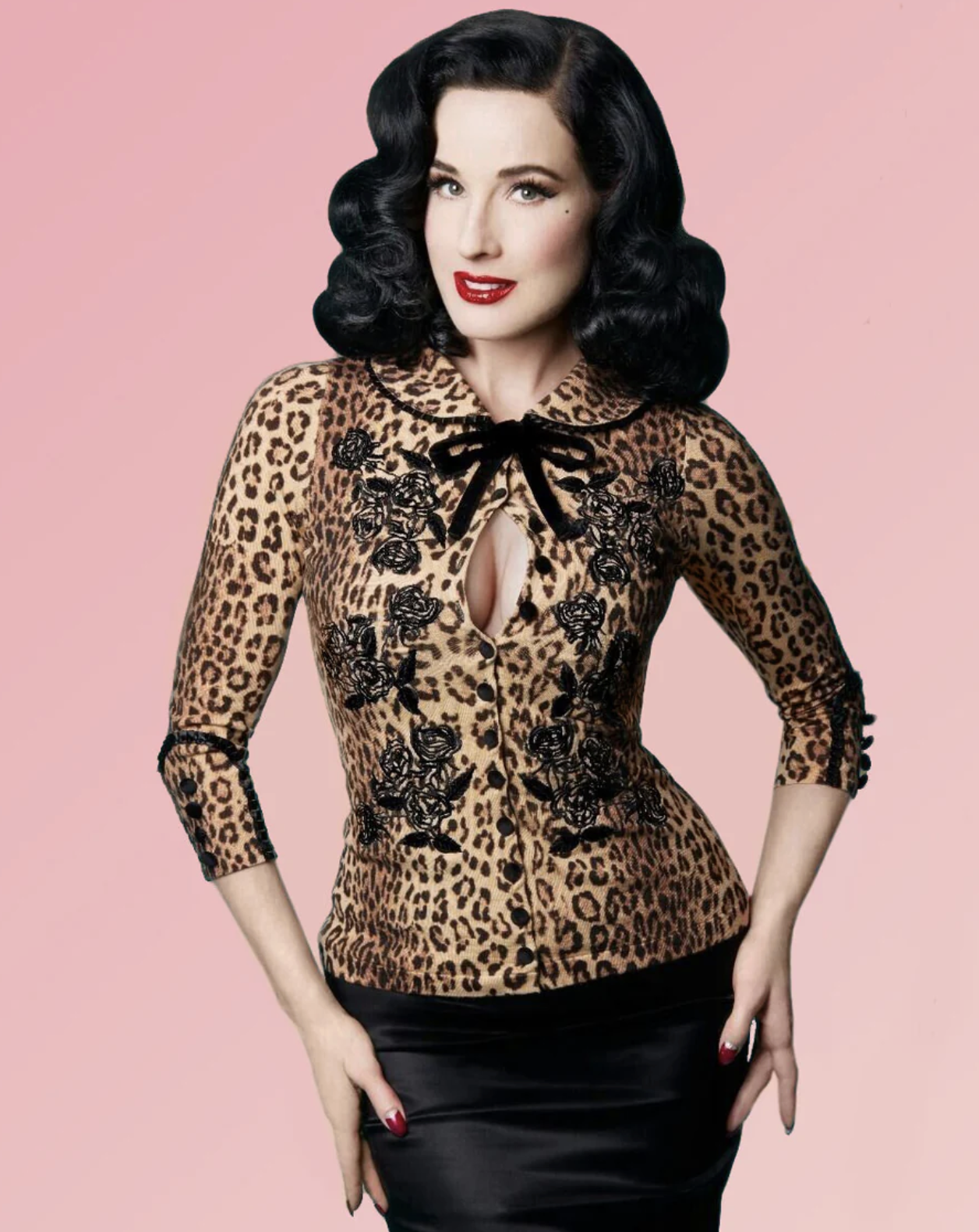 Wheels and Dollbaby Leopard Print Dita Cardigan (Limited Edition)