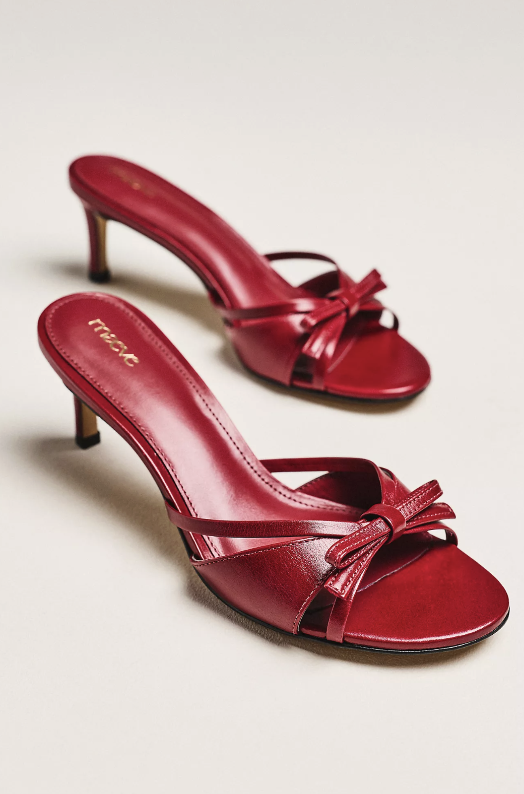 Anthropologie Maeve Bow Strappy Sandals