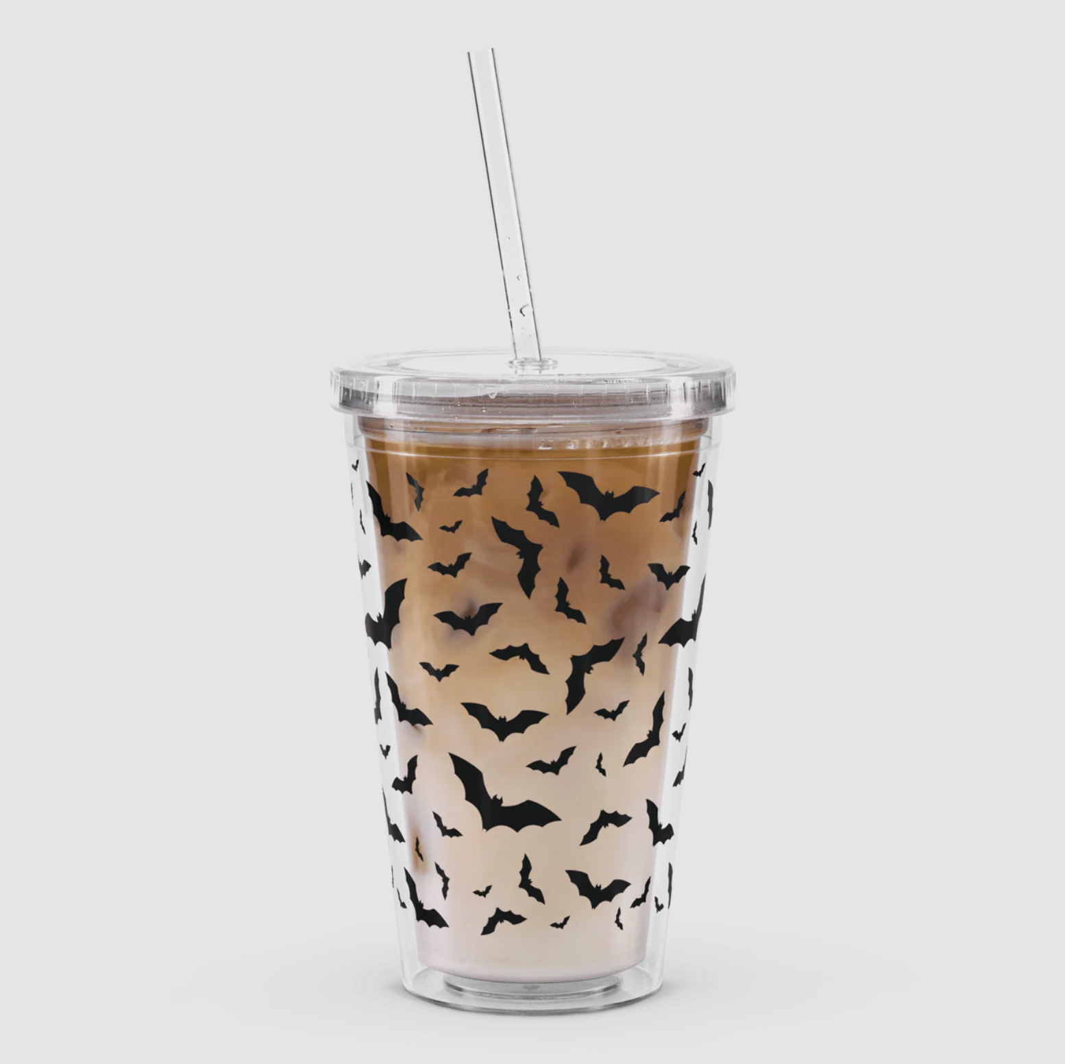 Goth Cloth Frickin' Bats Clear Tumbler