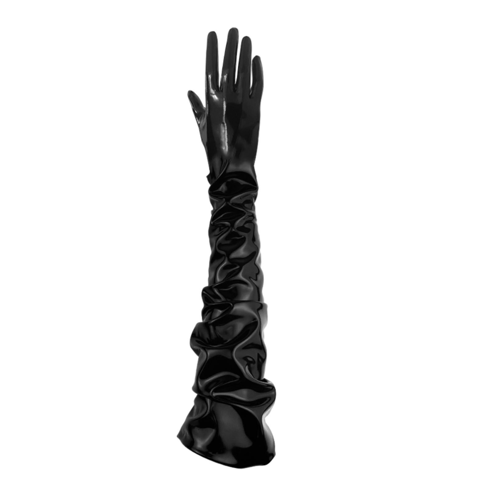 Atsuko Kudo, Handmade Evening Length Ruched Gloves