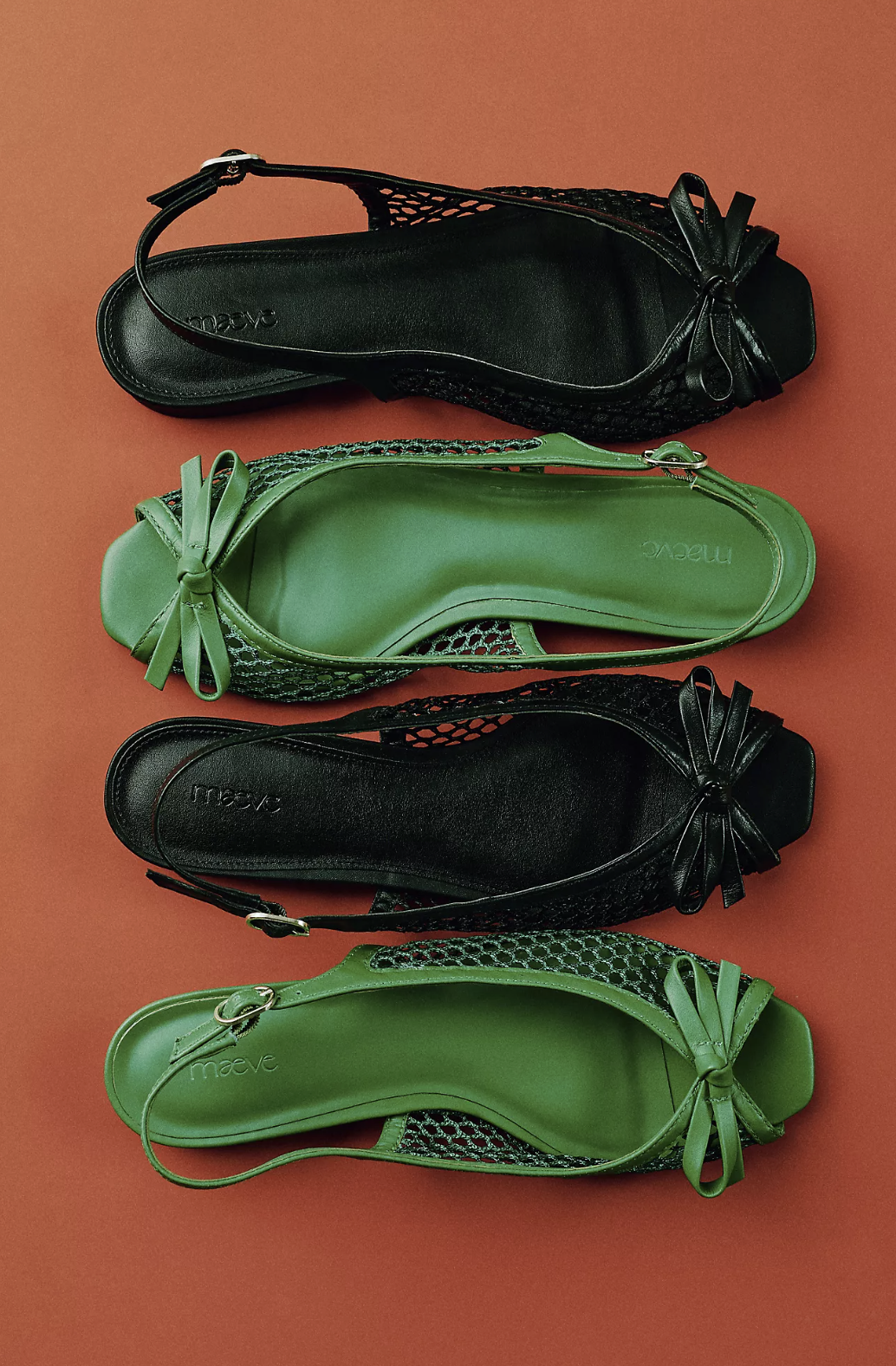  Maeve Mesh Slingback Flats (via Anthropologie)