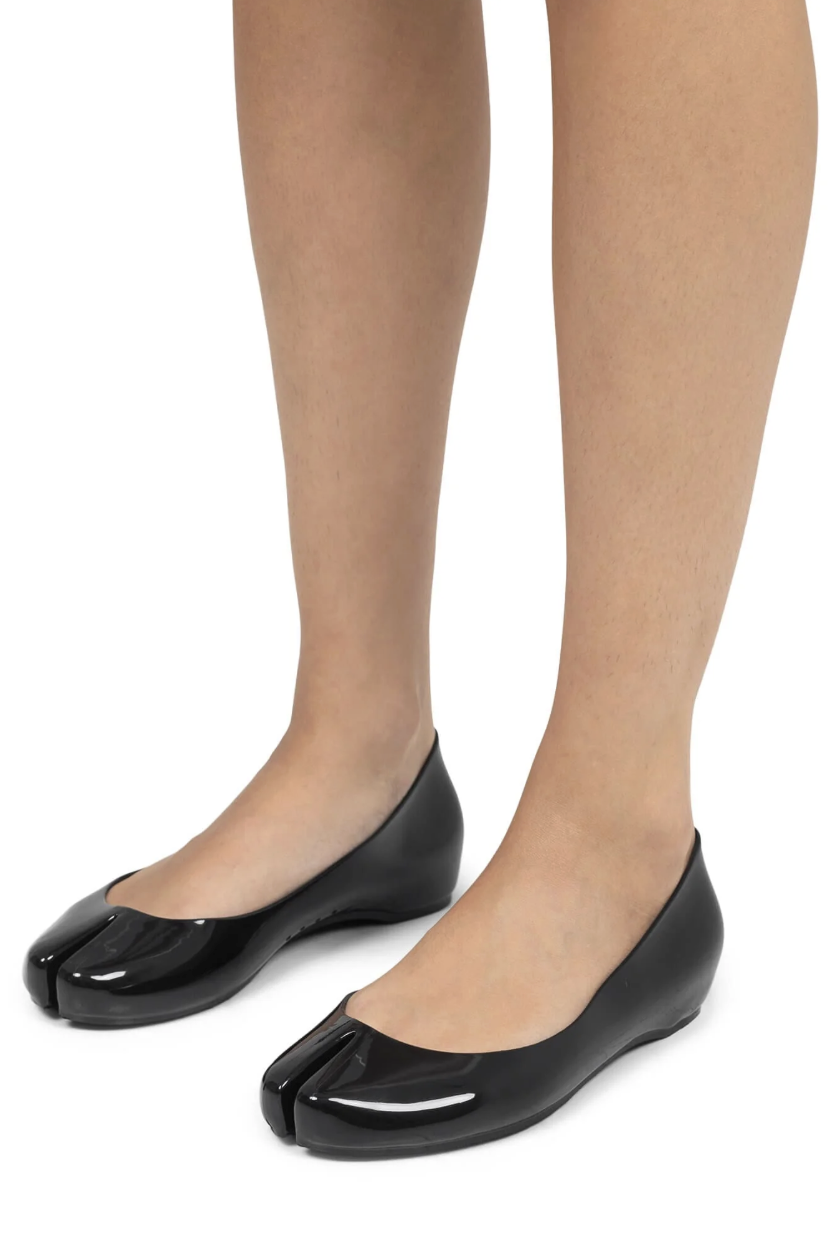 Jeffrey Campbell Fixed Split-Toe Jelly Flat