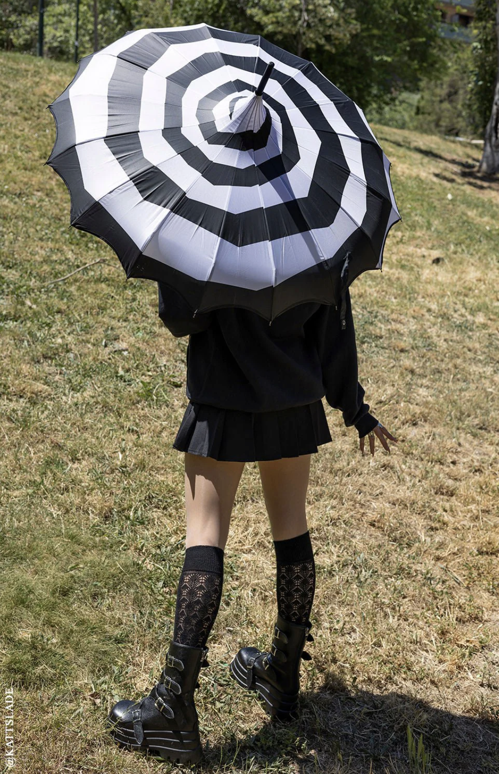 Vampire Freaks Batwing Pagoda Umbrella