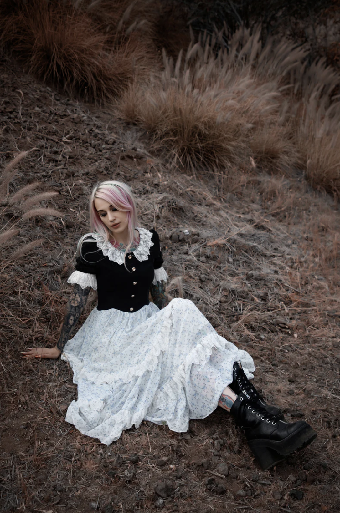 Lively Ghosts Widowbloom Dress