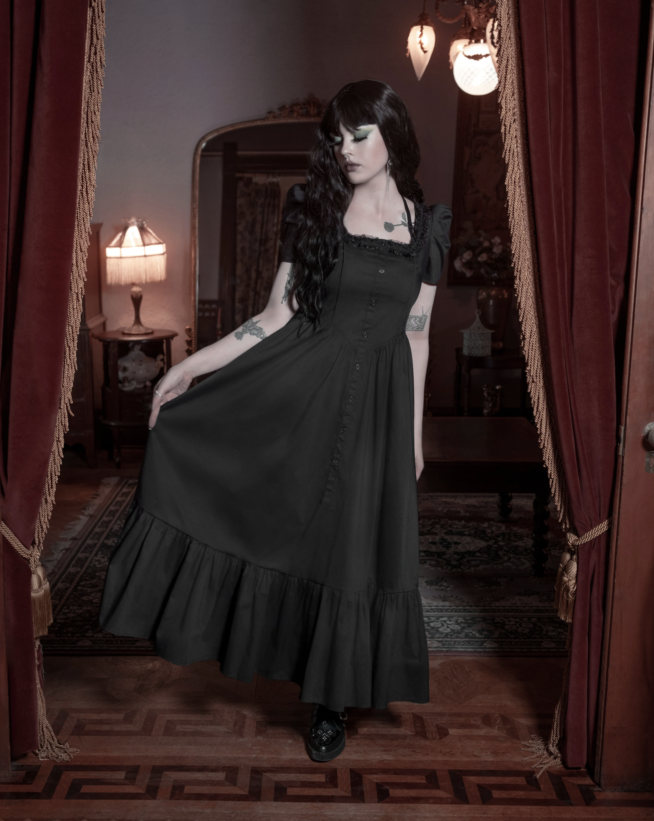 Lively Ghosts Chateau de Shadows Dress