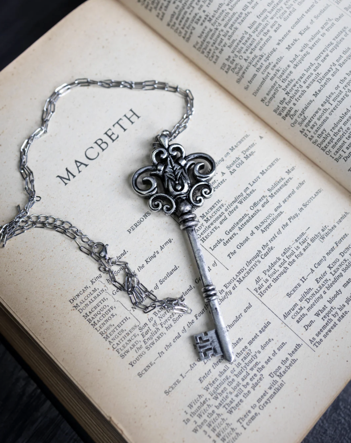Blackwood Castle The Skeleton Key Necklace