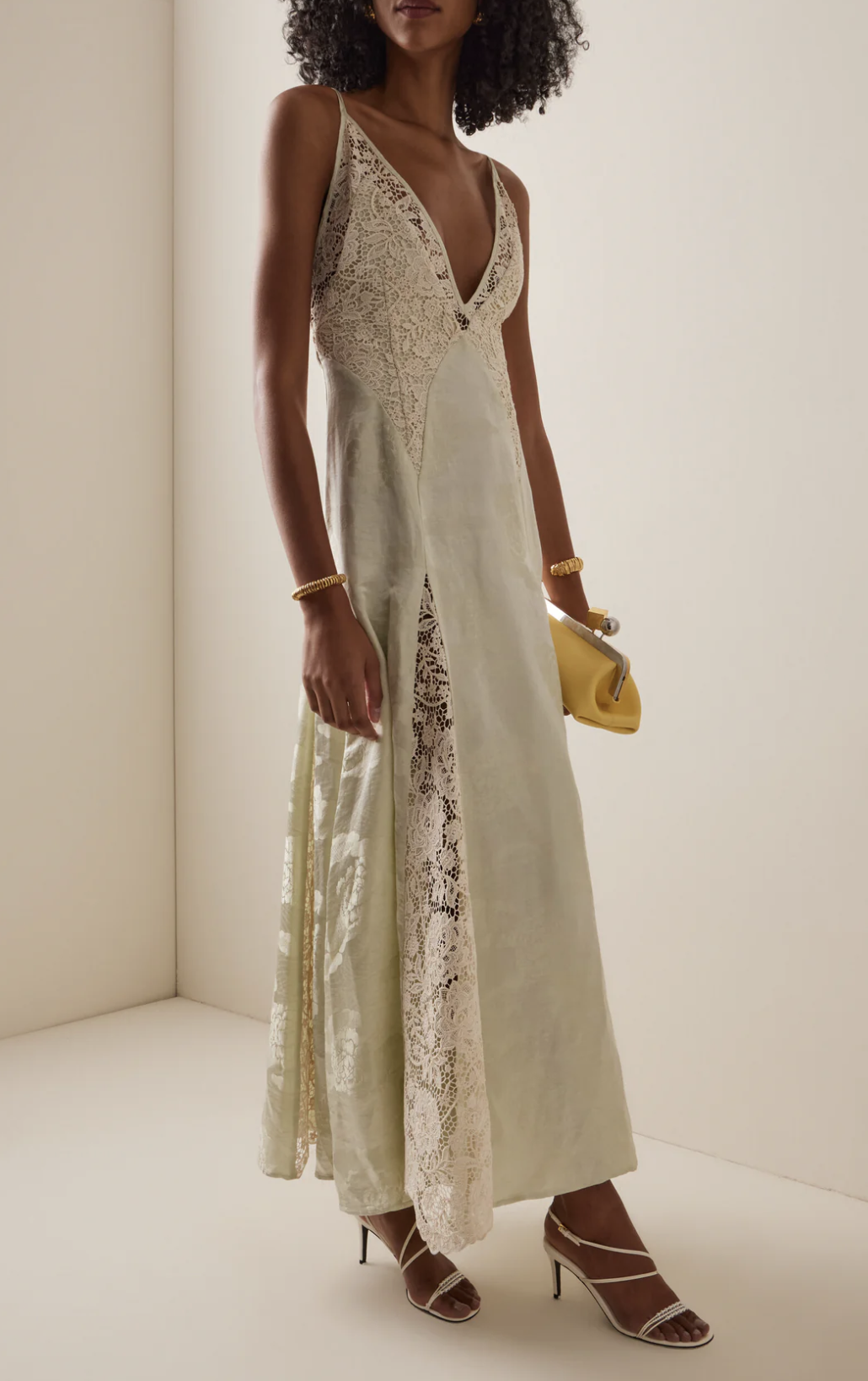 Petit Cheri Apollonia Linen Silk Slip Dress