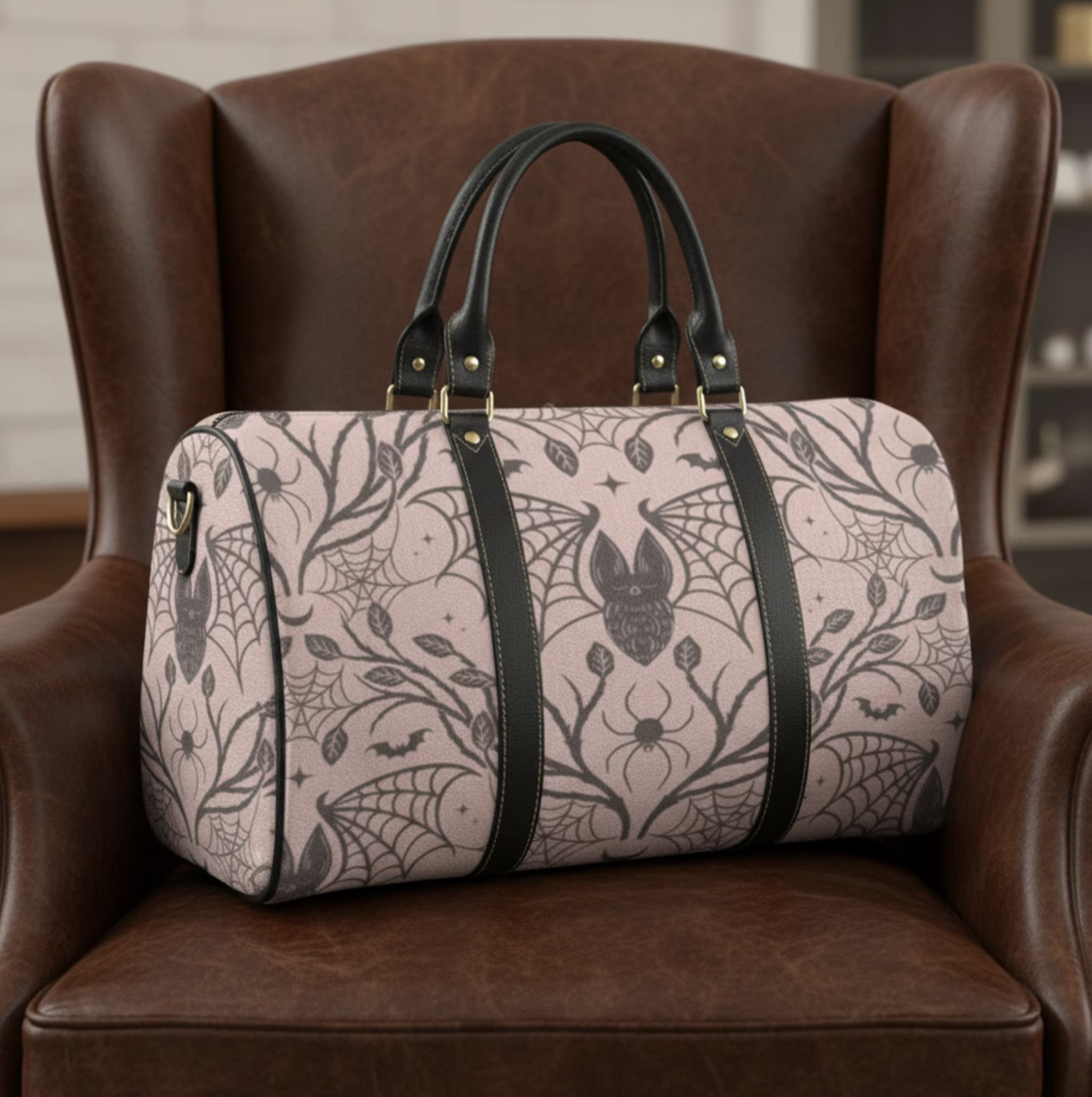 DarkSanctuaryStudio (via Etsy) Gothic Weekender Bag