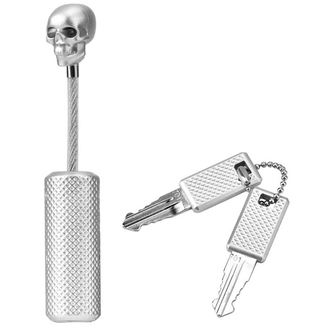 POCREATION (via Amazon) Skull Travel Lock