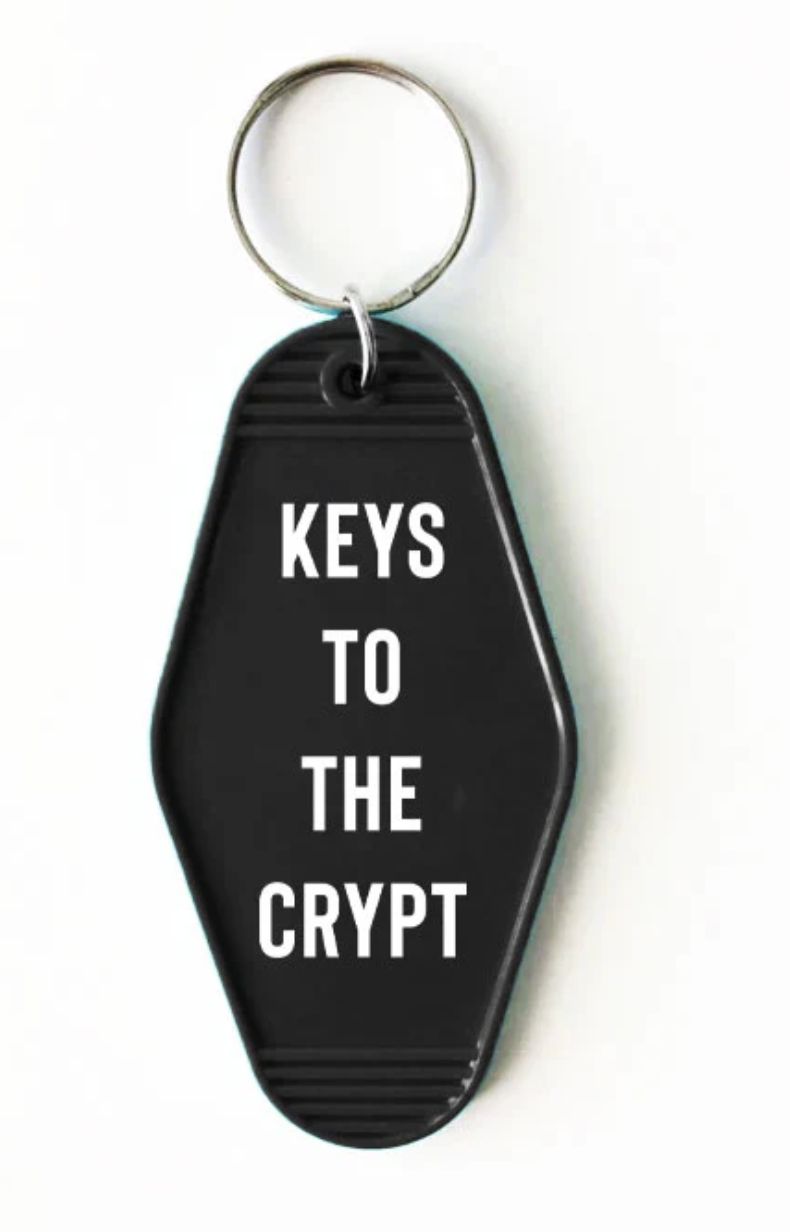Wolf Moon Keychain Keys To The Crypt