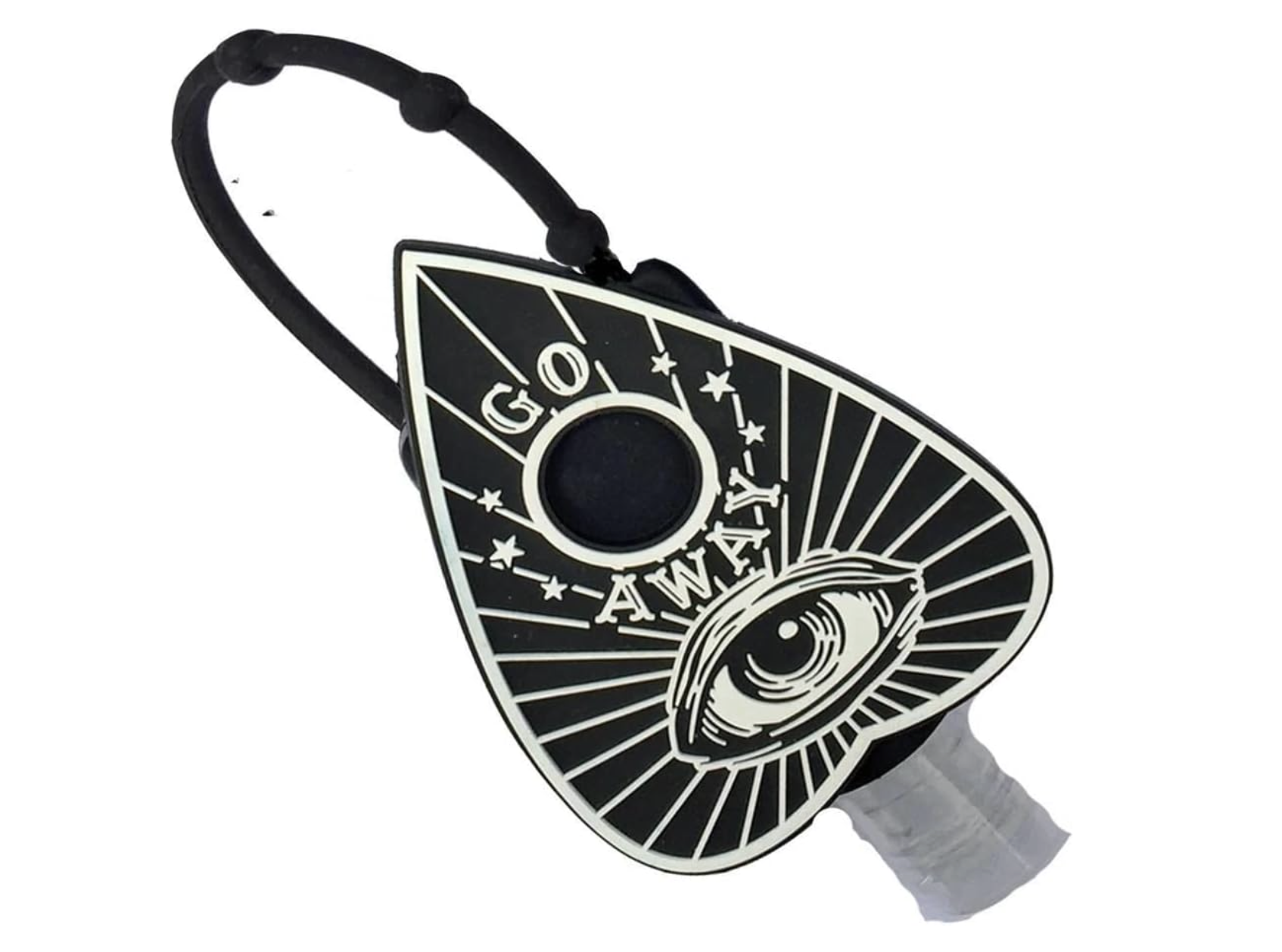 Kreepsville Hand Sanitizer Holder Gothic Horror with Empty Refillable Bottle (Planchette)