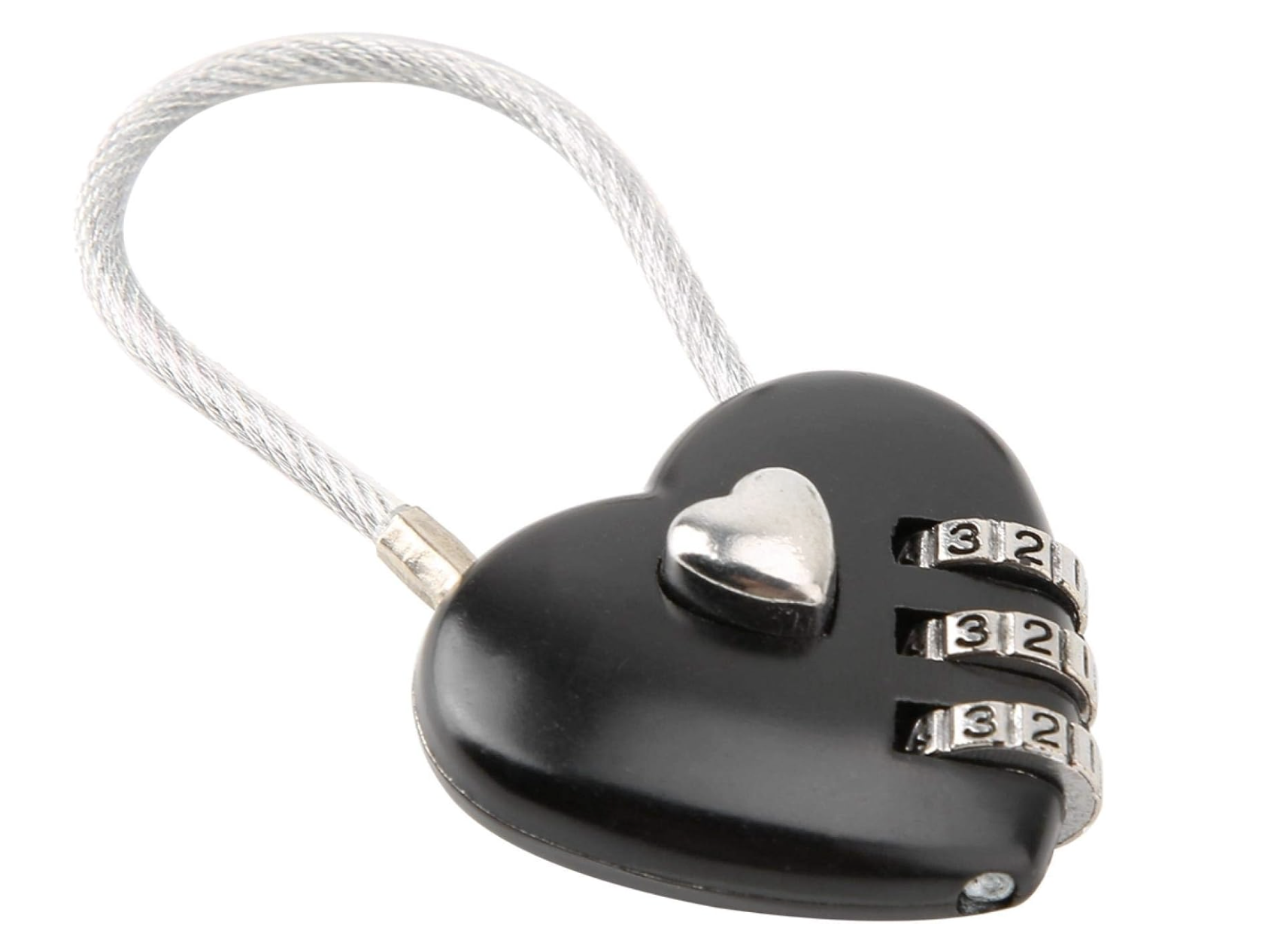 Heart Shape Code Lock via Amazon