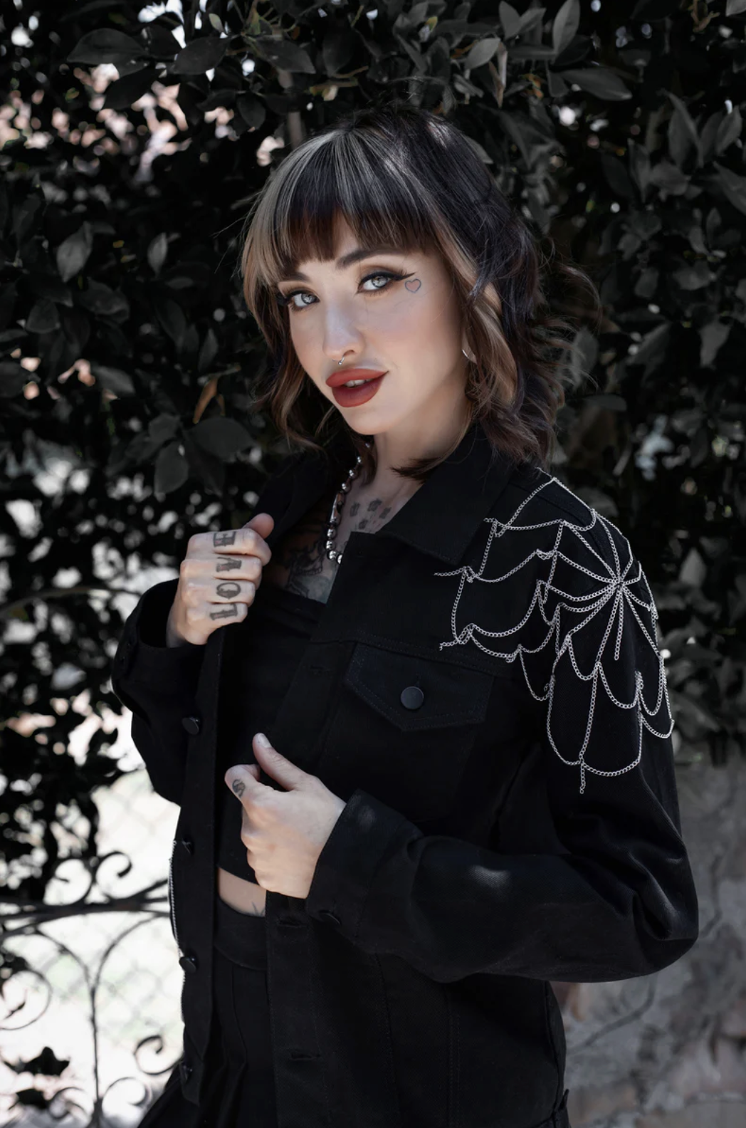 Lively Ghosts, Ghost Town Denim Unisex Jacket