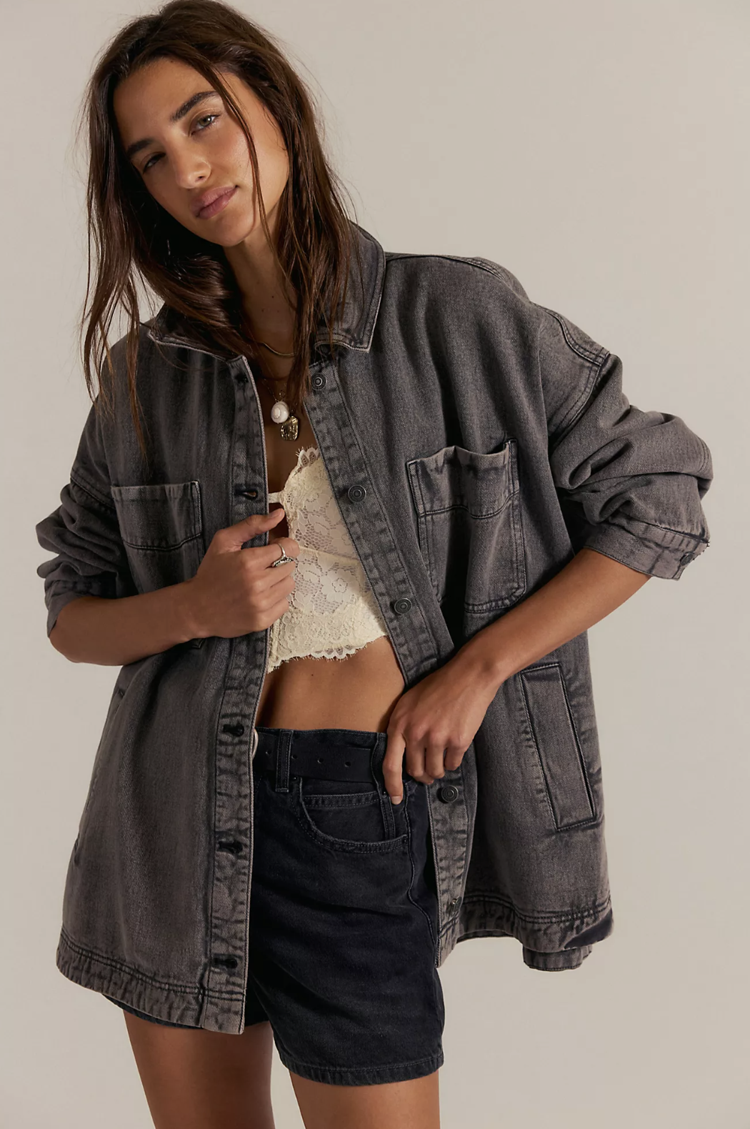 Free People We The Free Madison City Denim Jacket