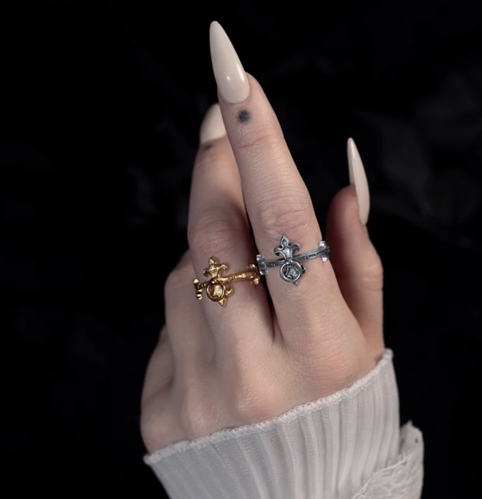 Regal Rose, FORTIFY. Medieval Gate Knocker Ring
