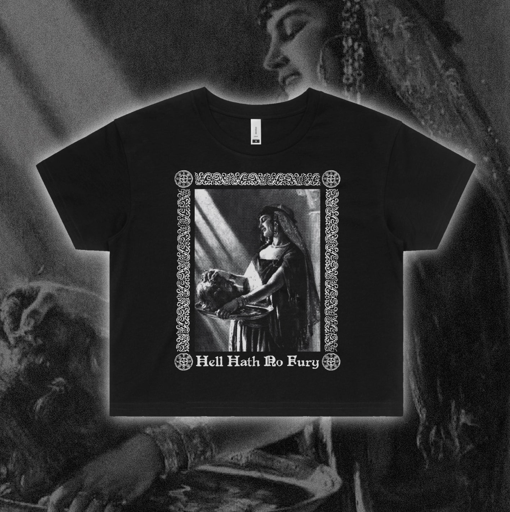While Oden Sleeps, Hell Hath No Fury Crop Tee