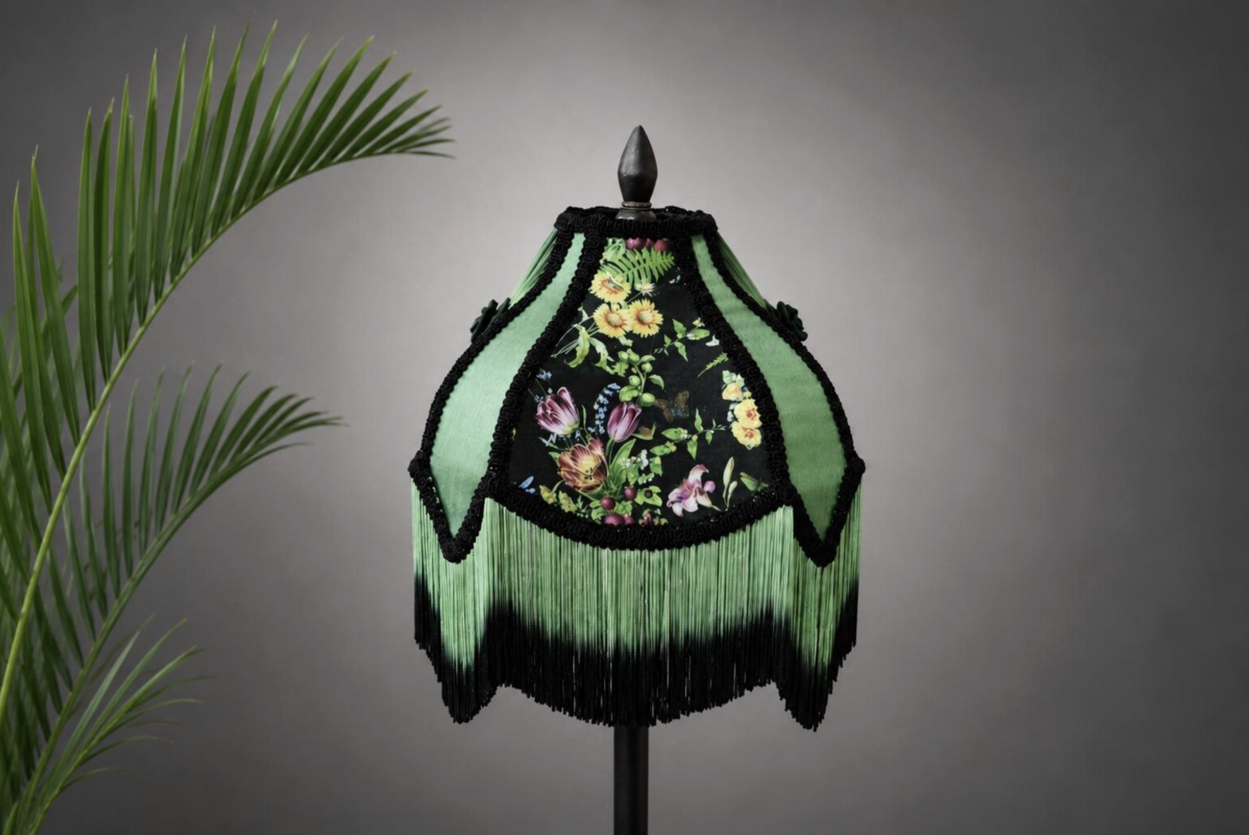 3ColorsIndia (via Etsy), Handmade Victorian Secret Garden Lampshade