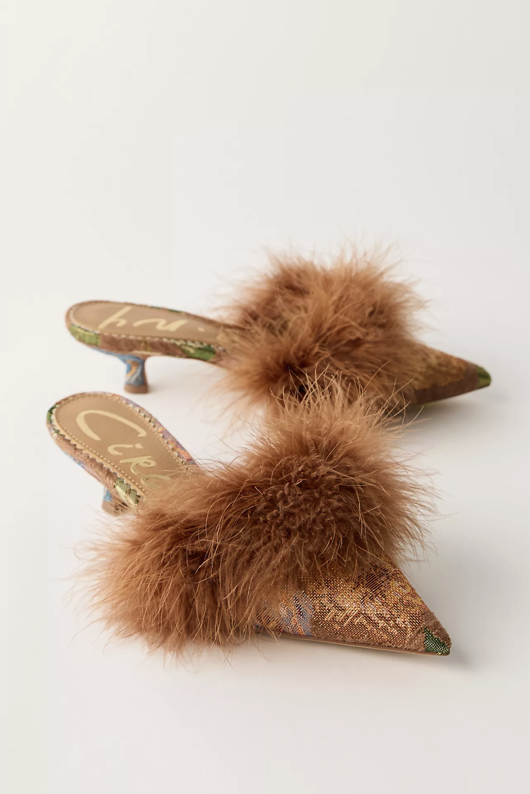 Free People, Gemma Fluff Kitten Heels