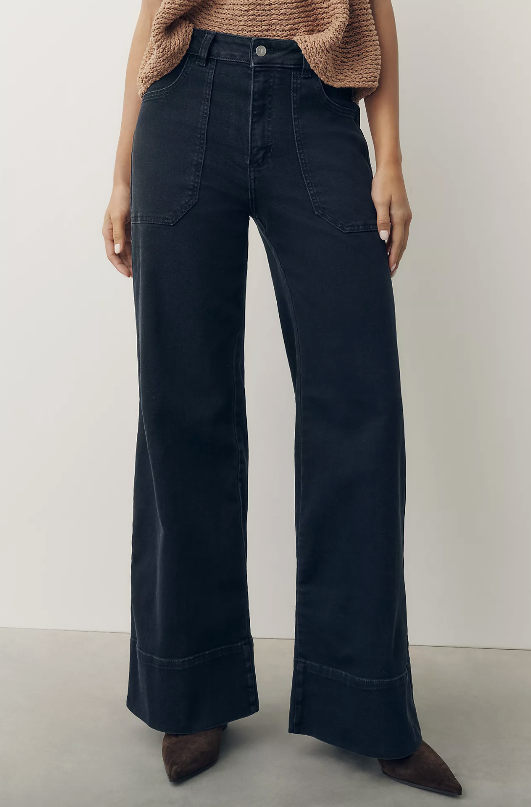 Pilcro Rylan Relaxed High-Rise Flare Jeans